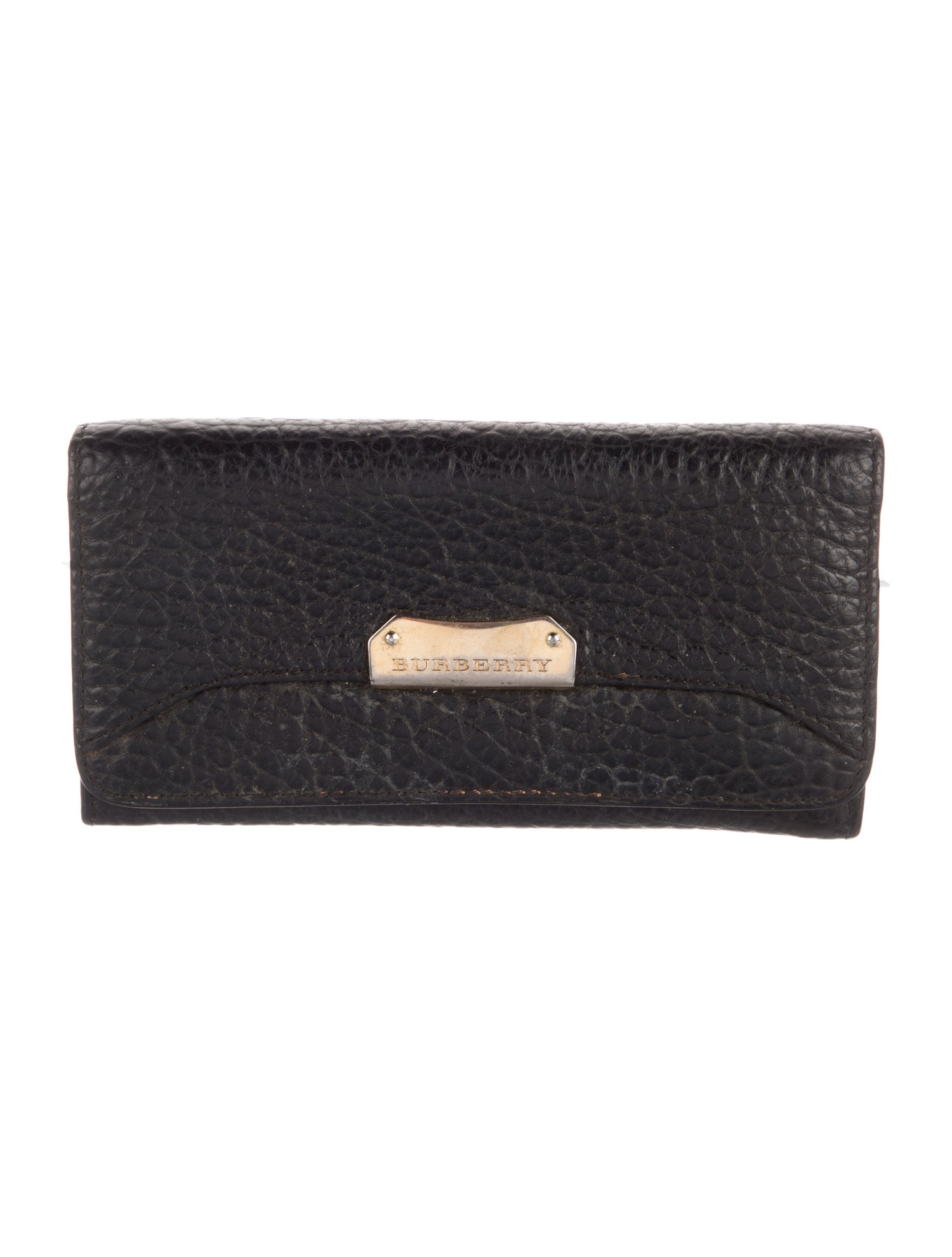 Burberry Leather Continental Wallet