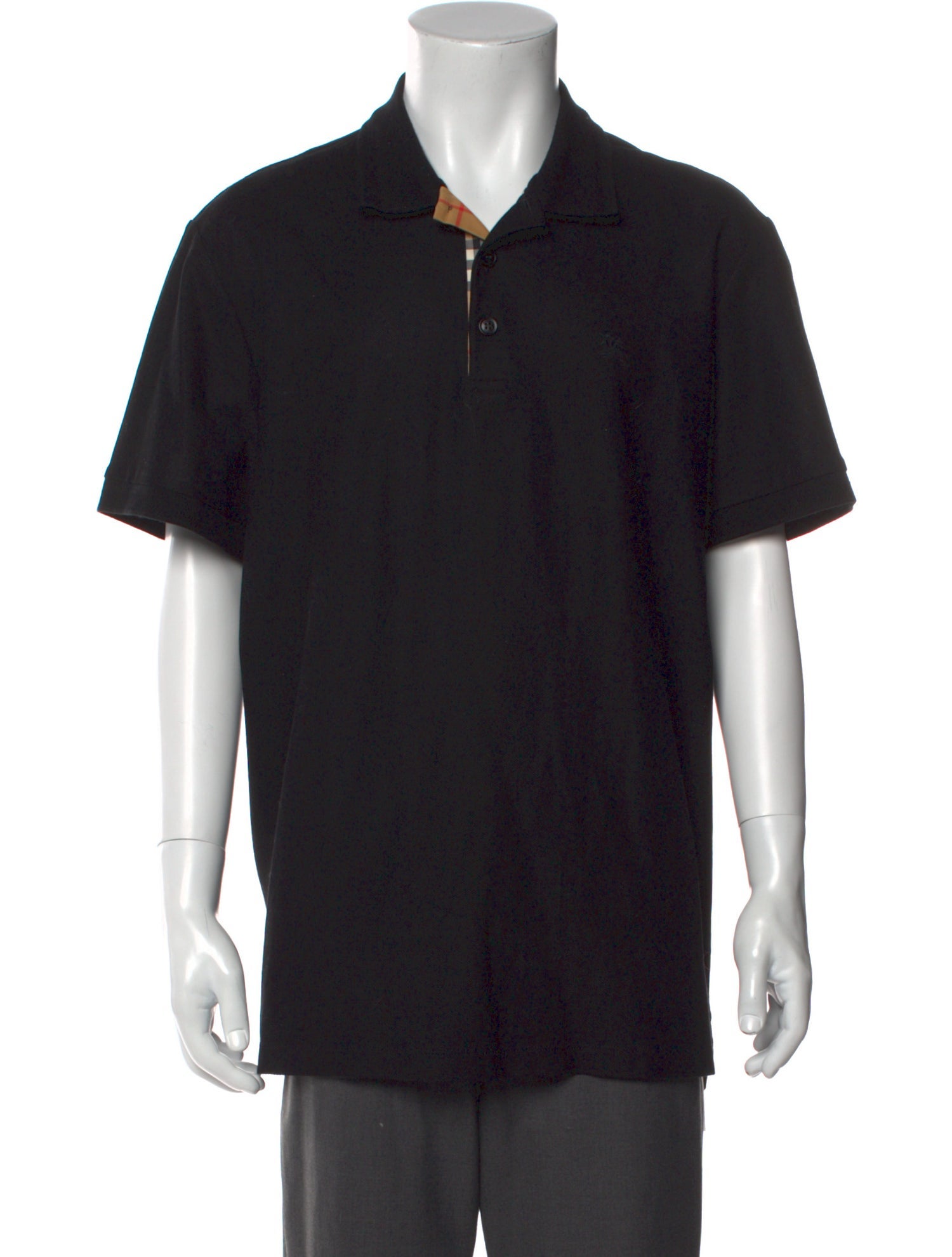 Burberry House Check Pattern Collar Polo Shirt