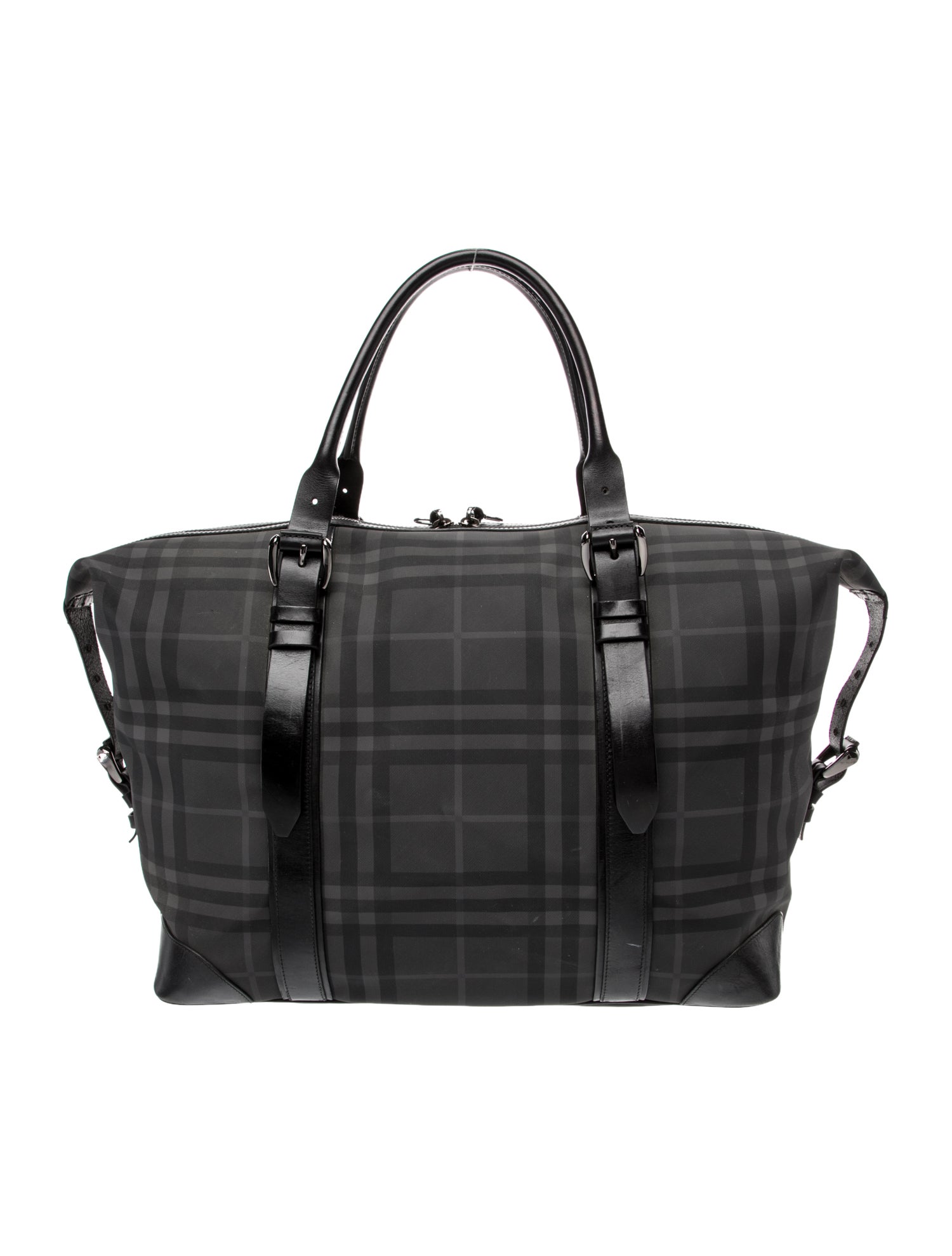 Burberry Check Printed Carry On Bag
