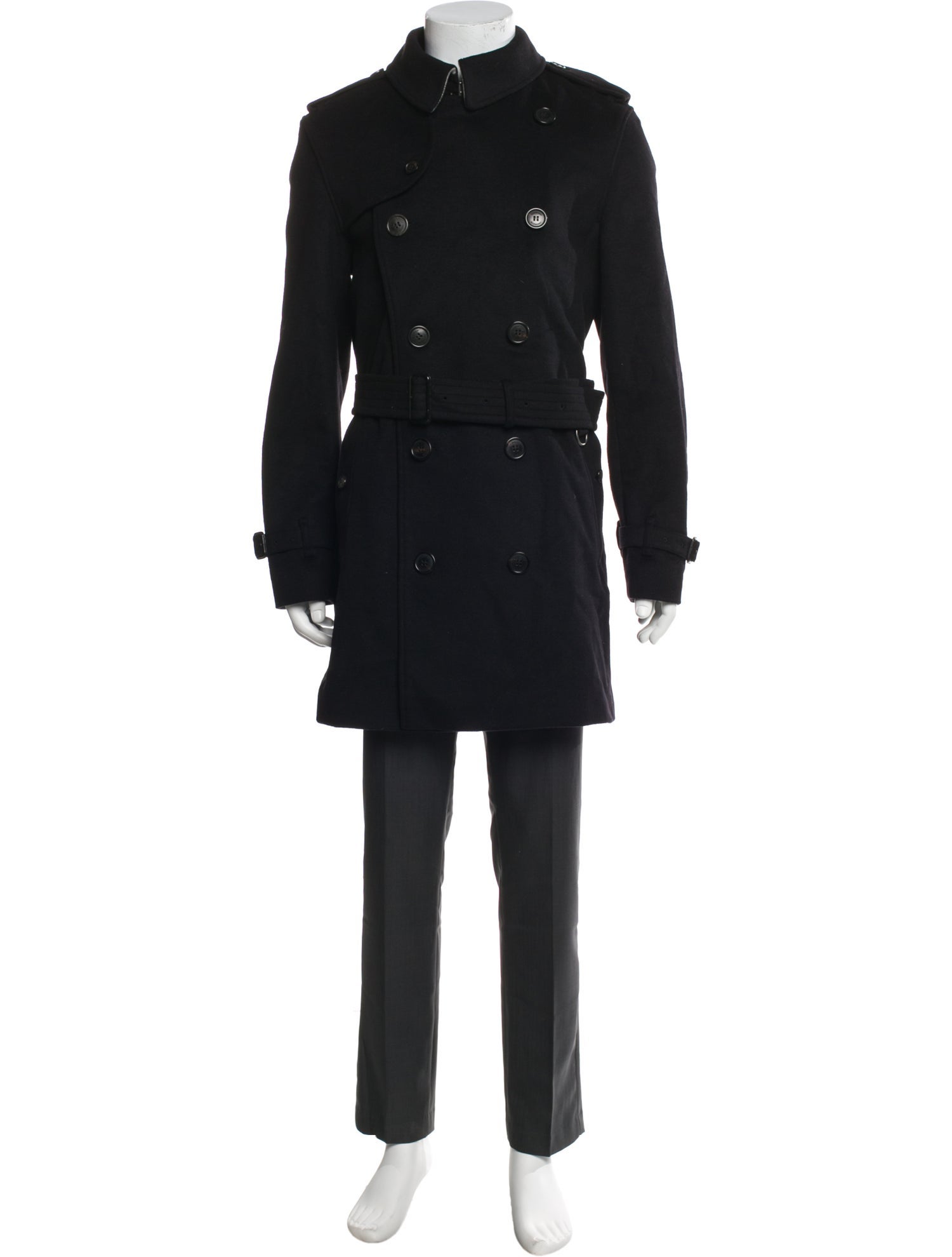 Burberry Virgin Wool Trench Coat