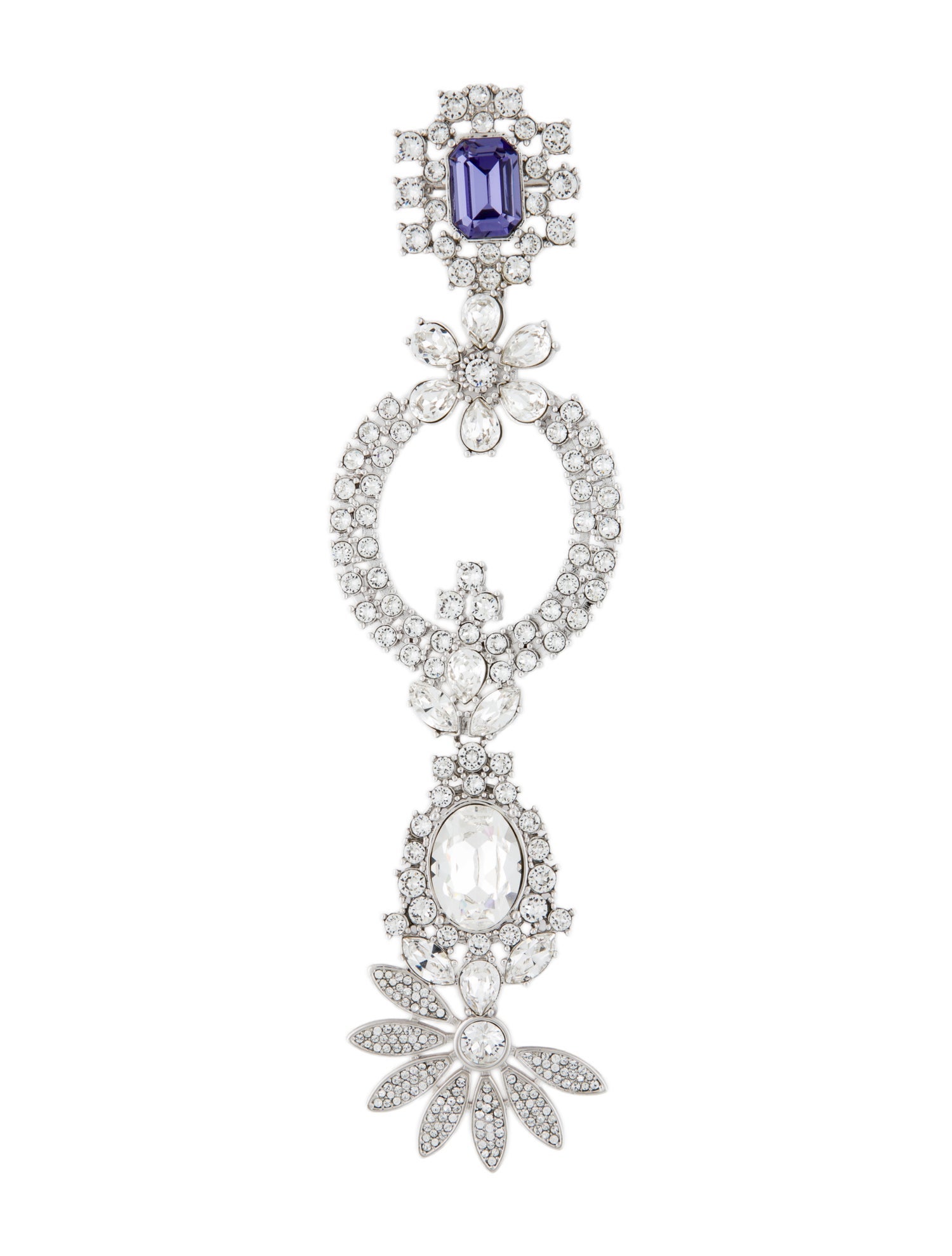 Burberry Crystal Brooch Pin