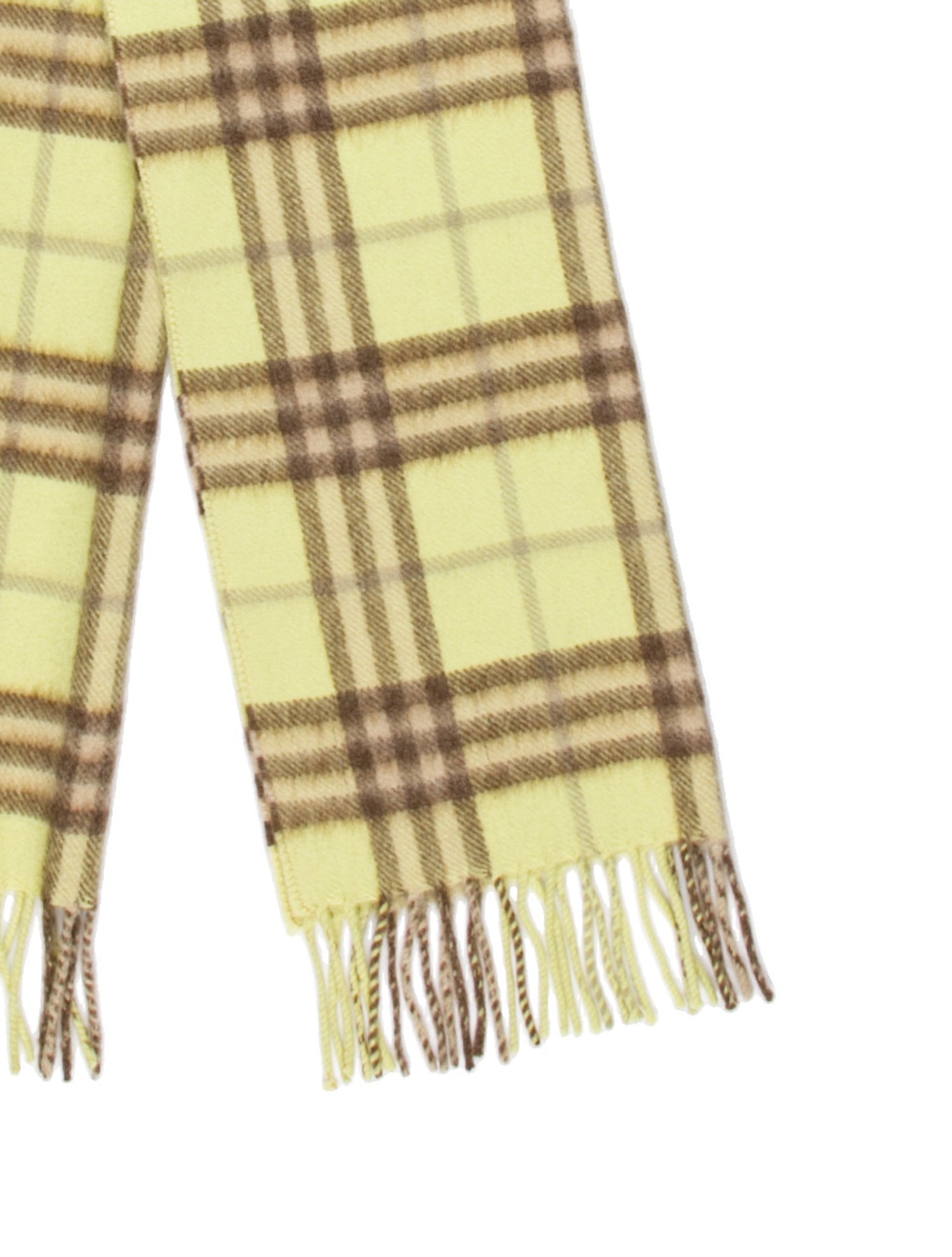 Burberry Cashmere House Check Pattern Scarf