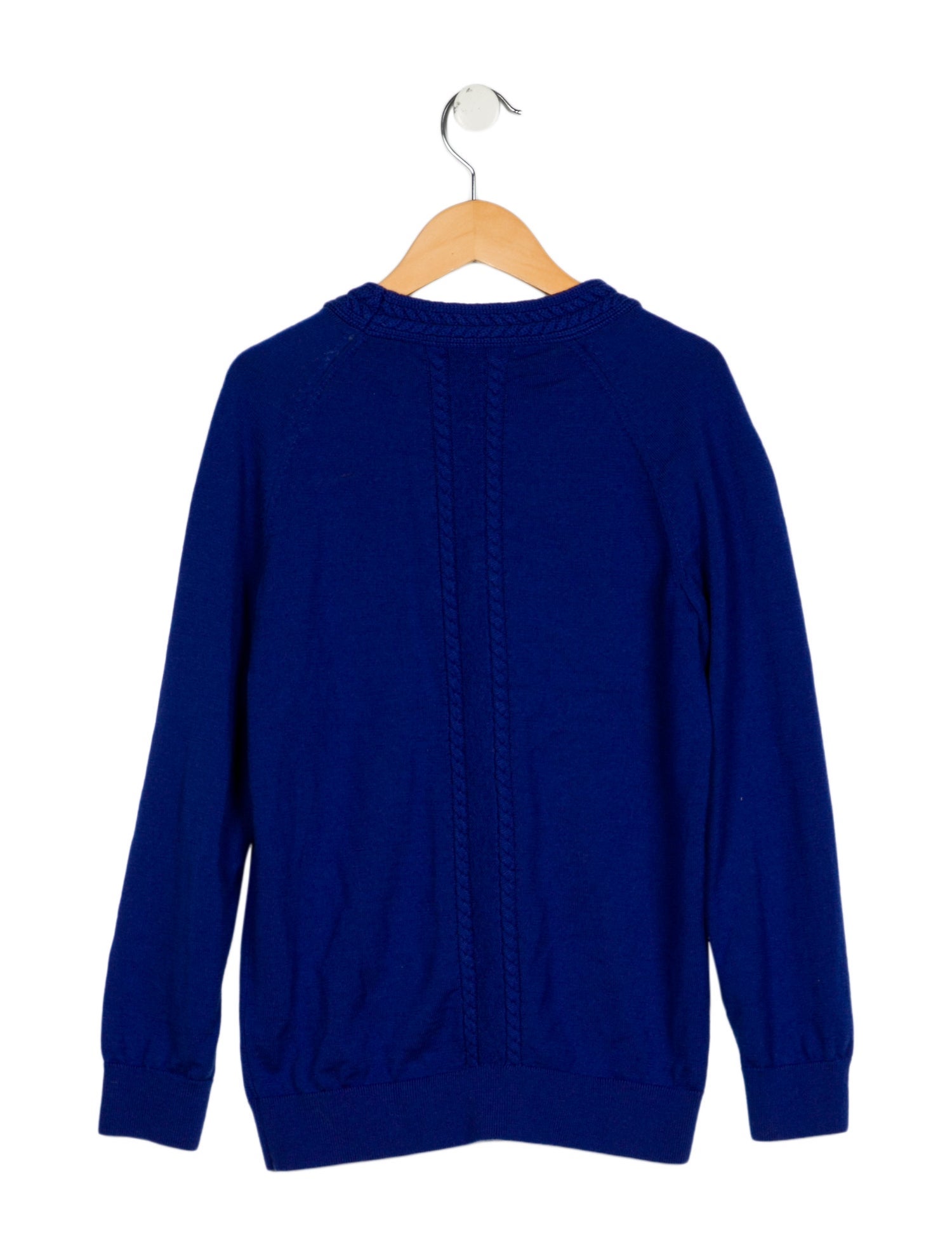 Burberry Kids Girls' Wool Knit Cardigan