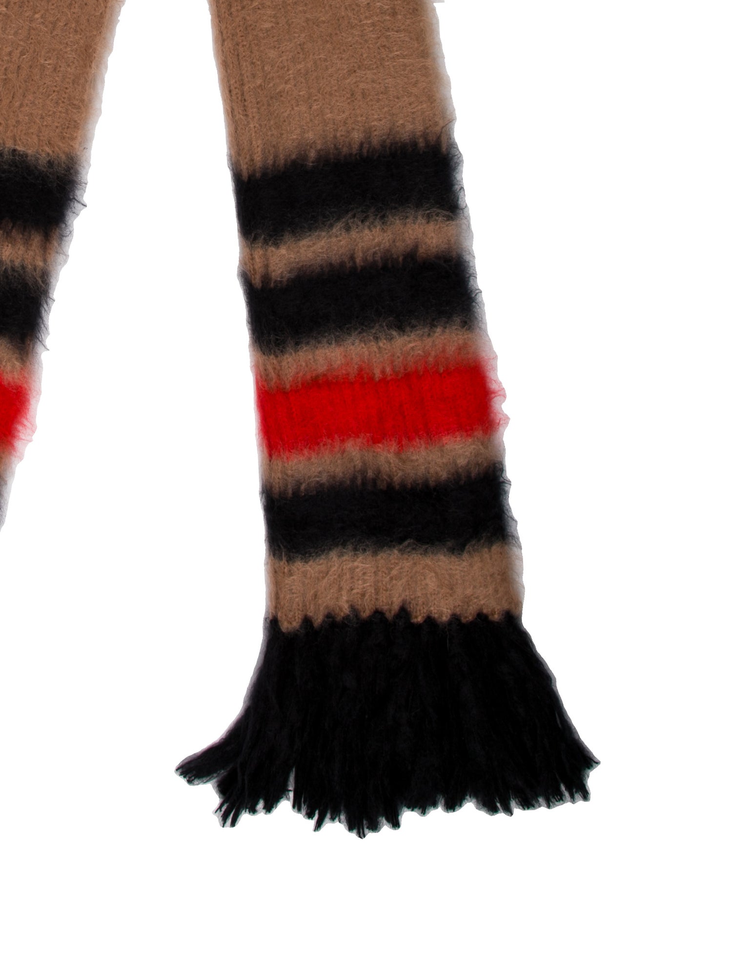 Burberry Mohair Striped Scarf
