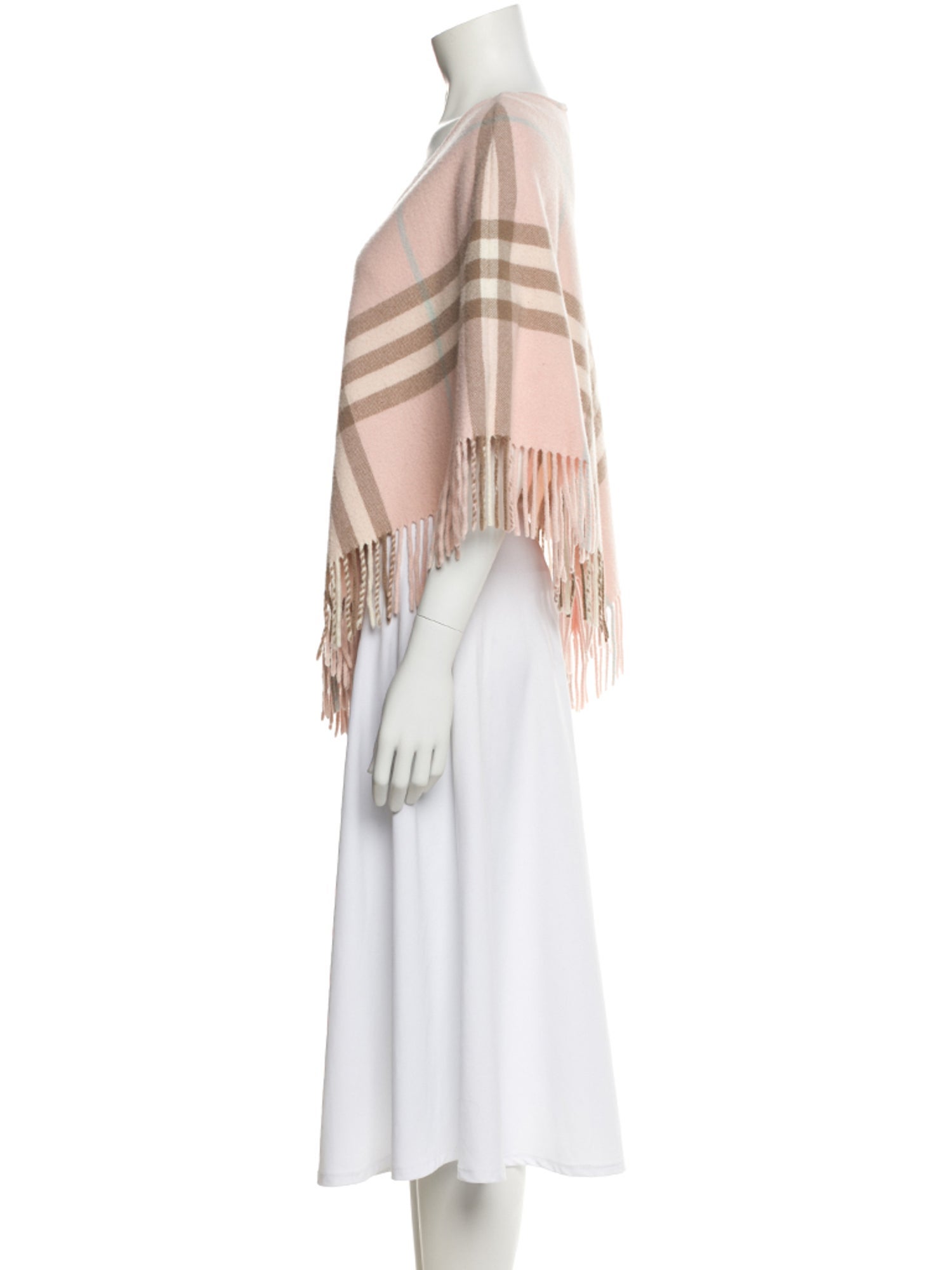 Burberry Merino Wool Plaid Print Jacket