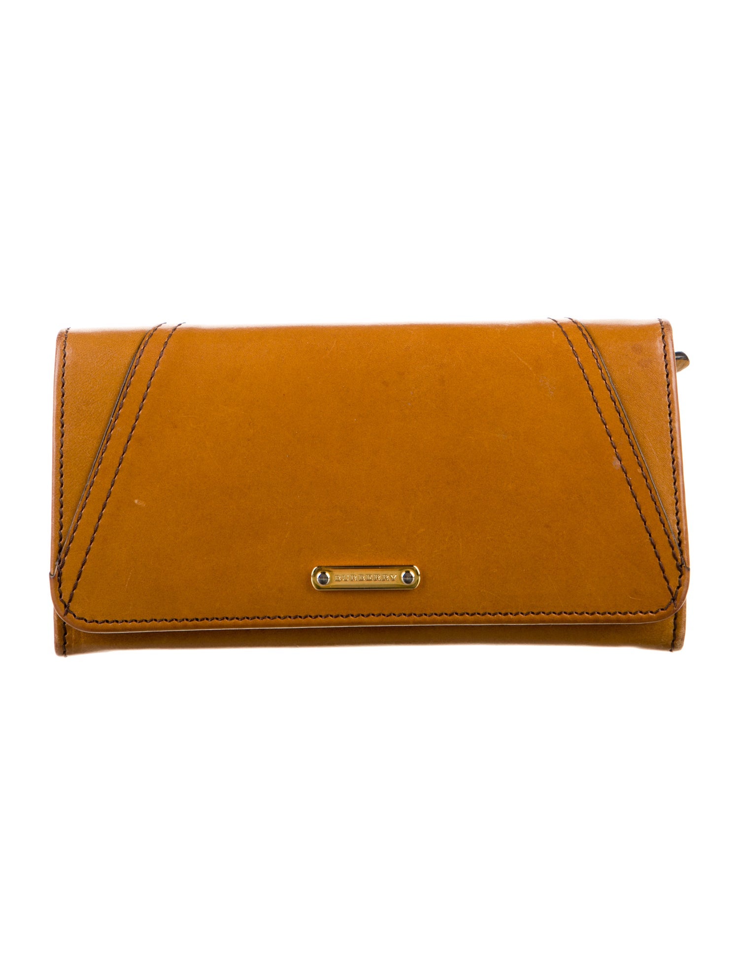 Burberry Leather Continental Wallet