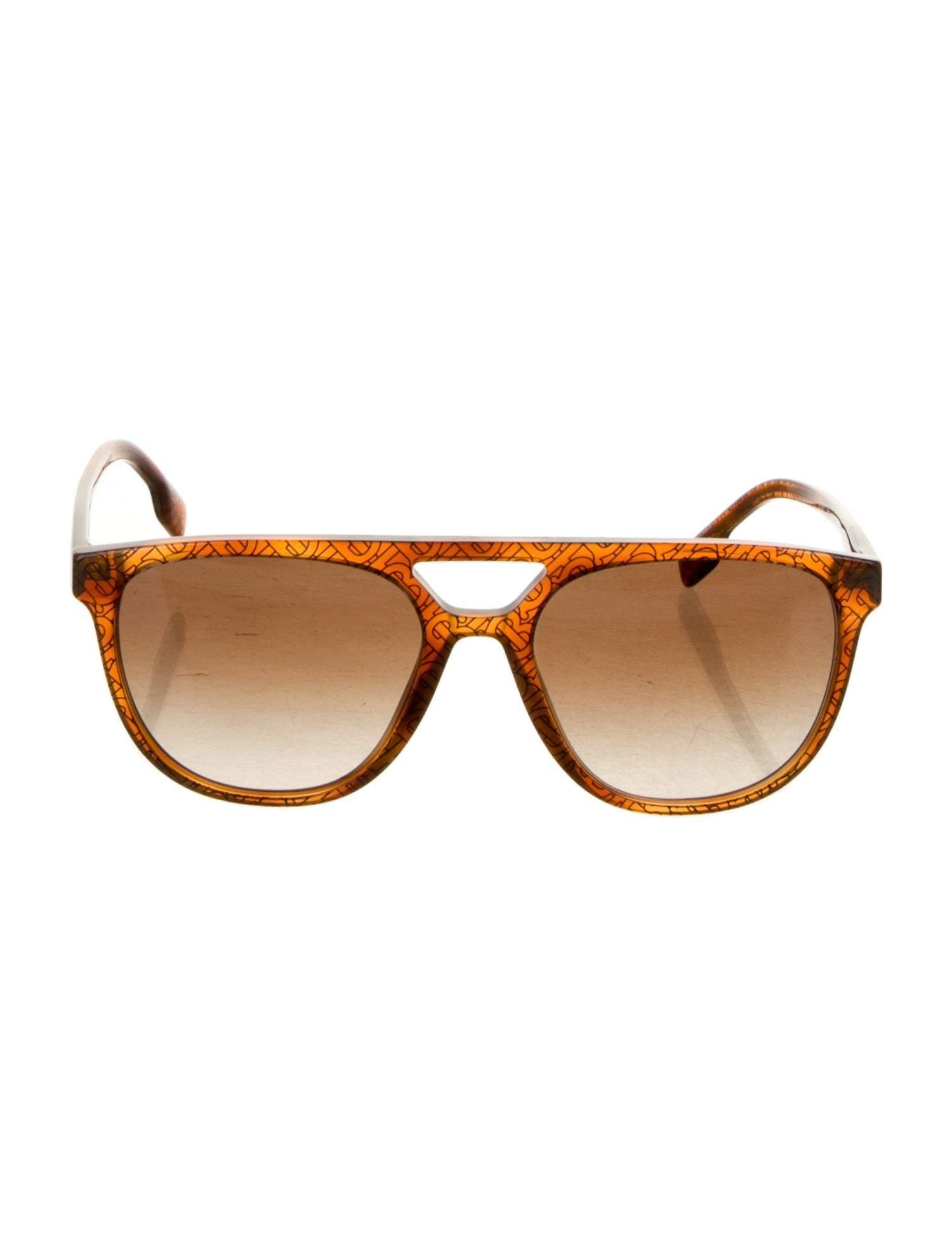 Burberry TB Monogram Oversize Sunglasses