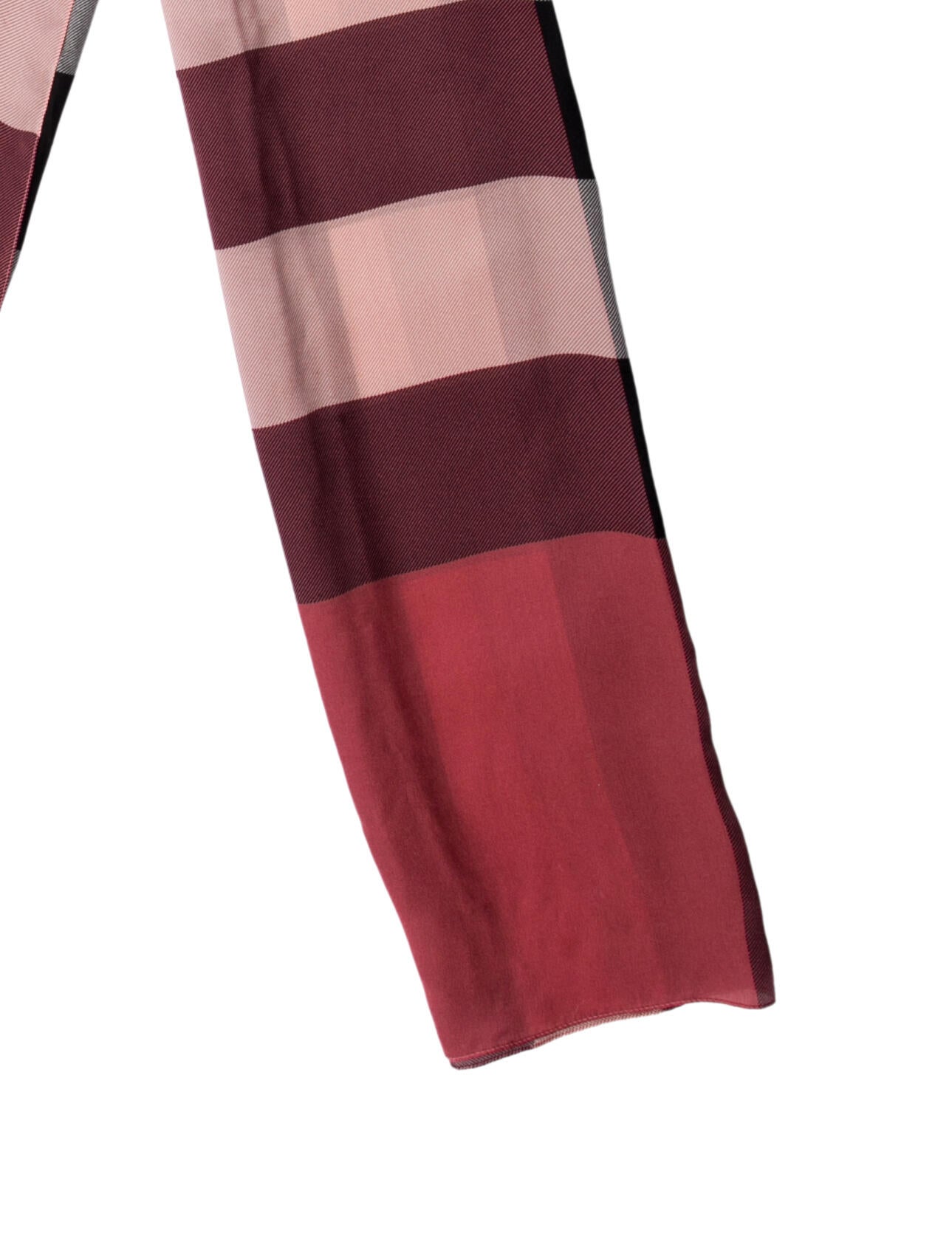 Burberry Plaid Print Scarf