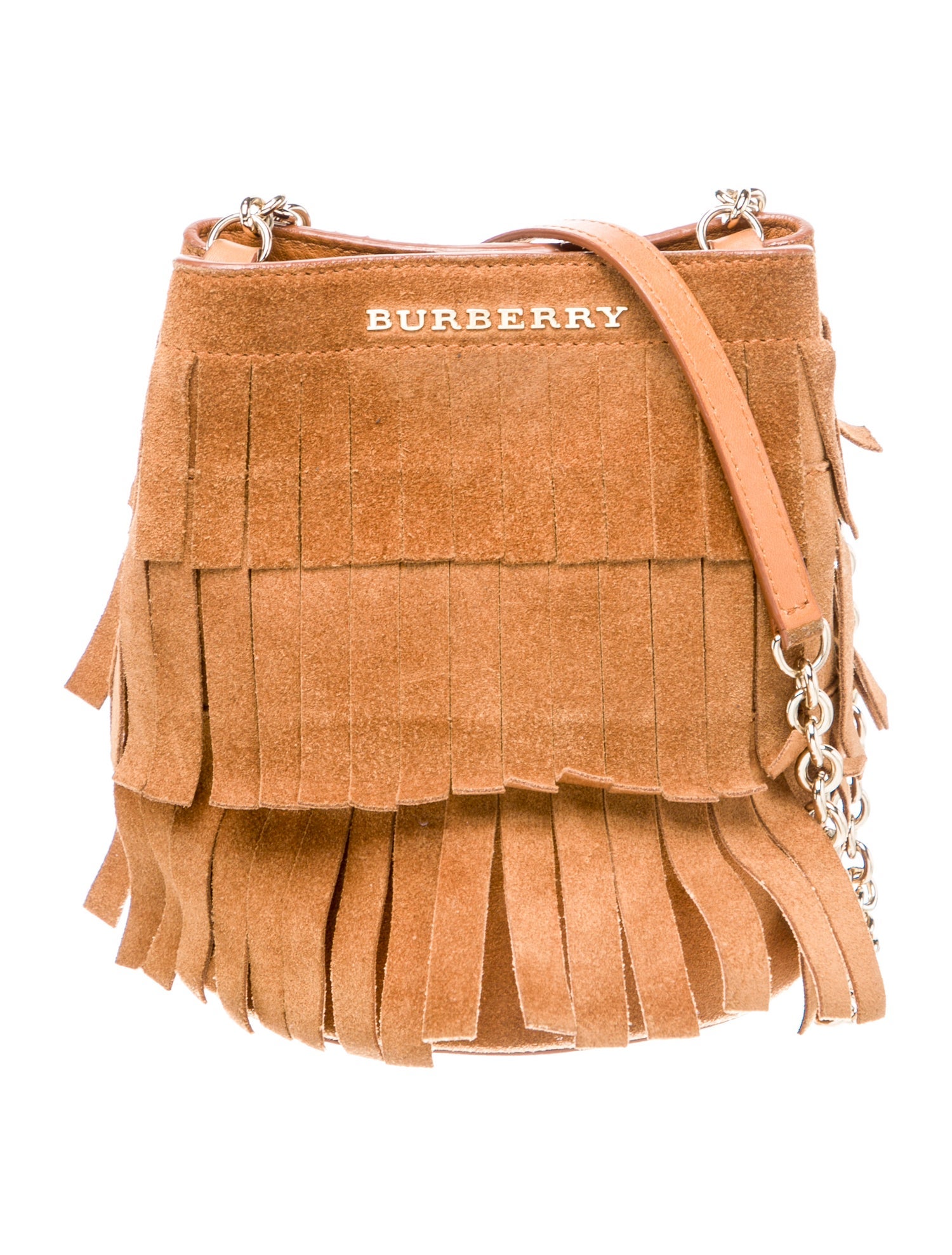 Burberry Suede Shoulder Bag