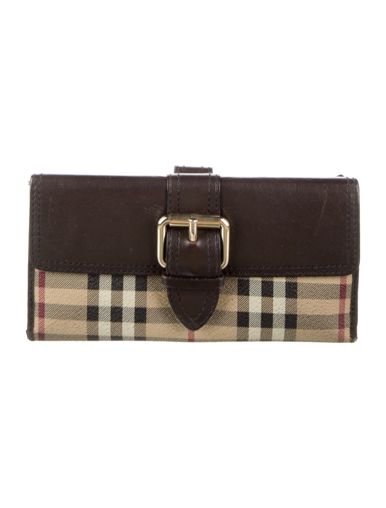 Burberry Haymarket Check Pattern Wallet