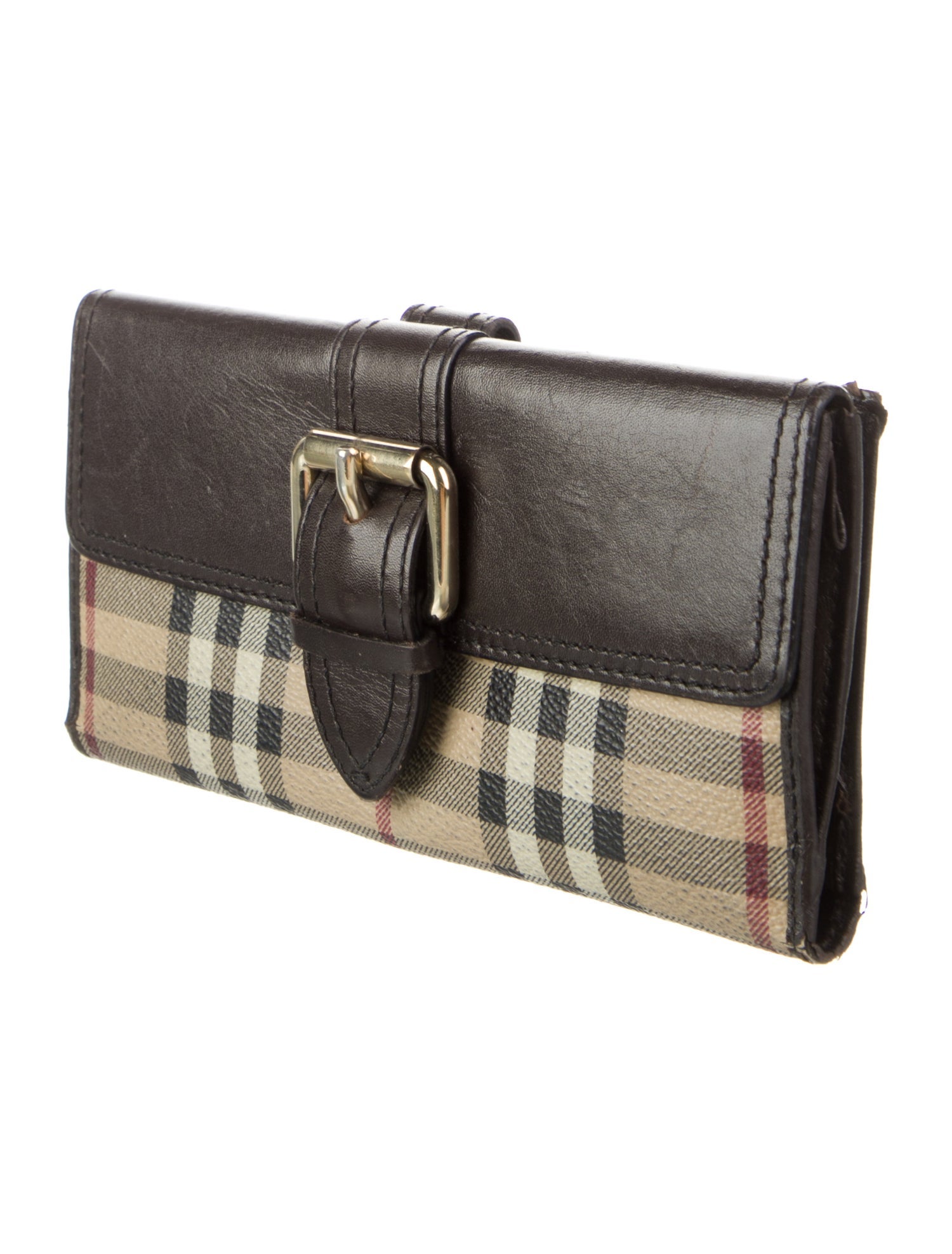 Burberry Haymarket Check Pattern Wallet