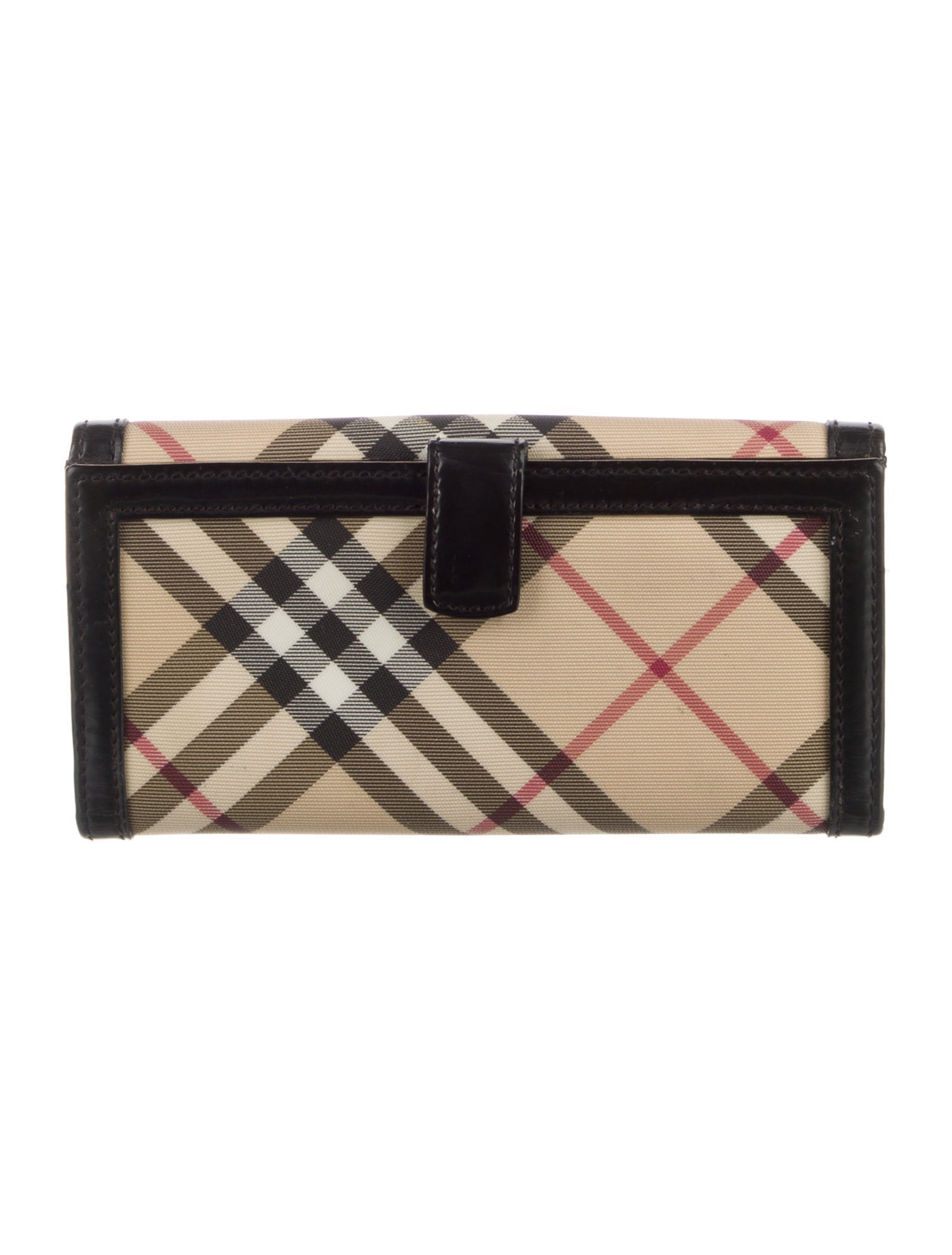 Burberry Plaid Print Wallet