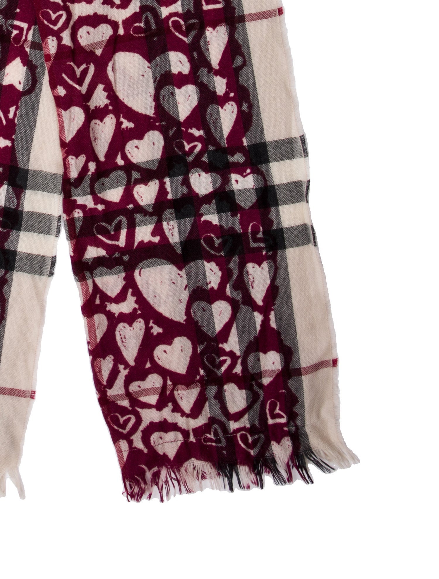Burberry Wool Printed Scarf