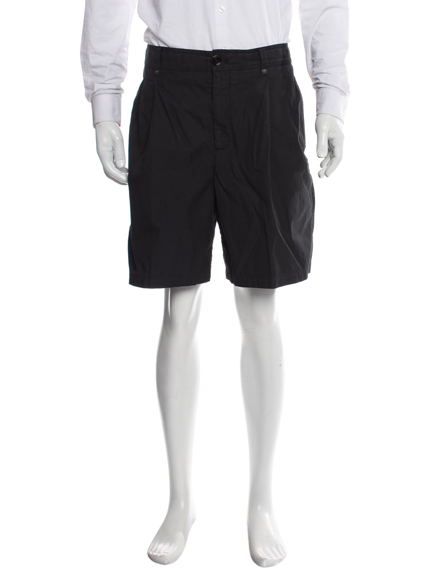 Burberry Signature Logo Flat Front Shorts
