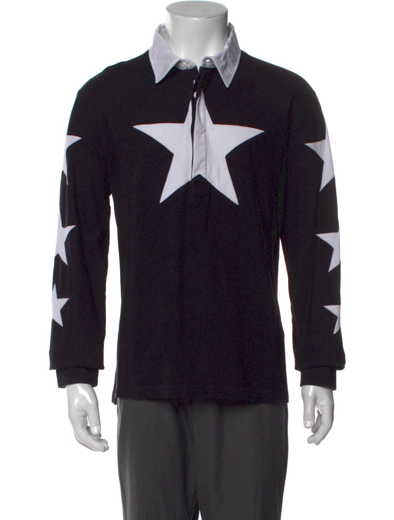 Burberry Printed Collar Polo Shirt