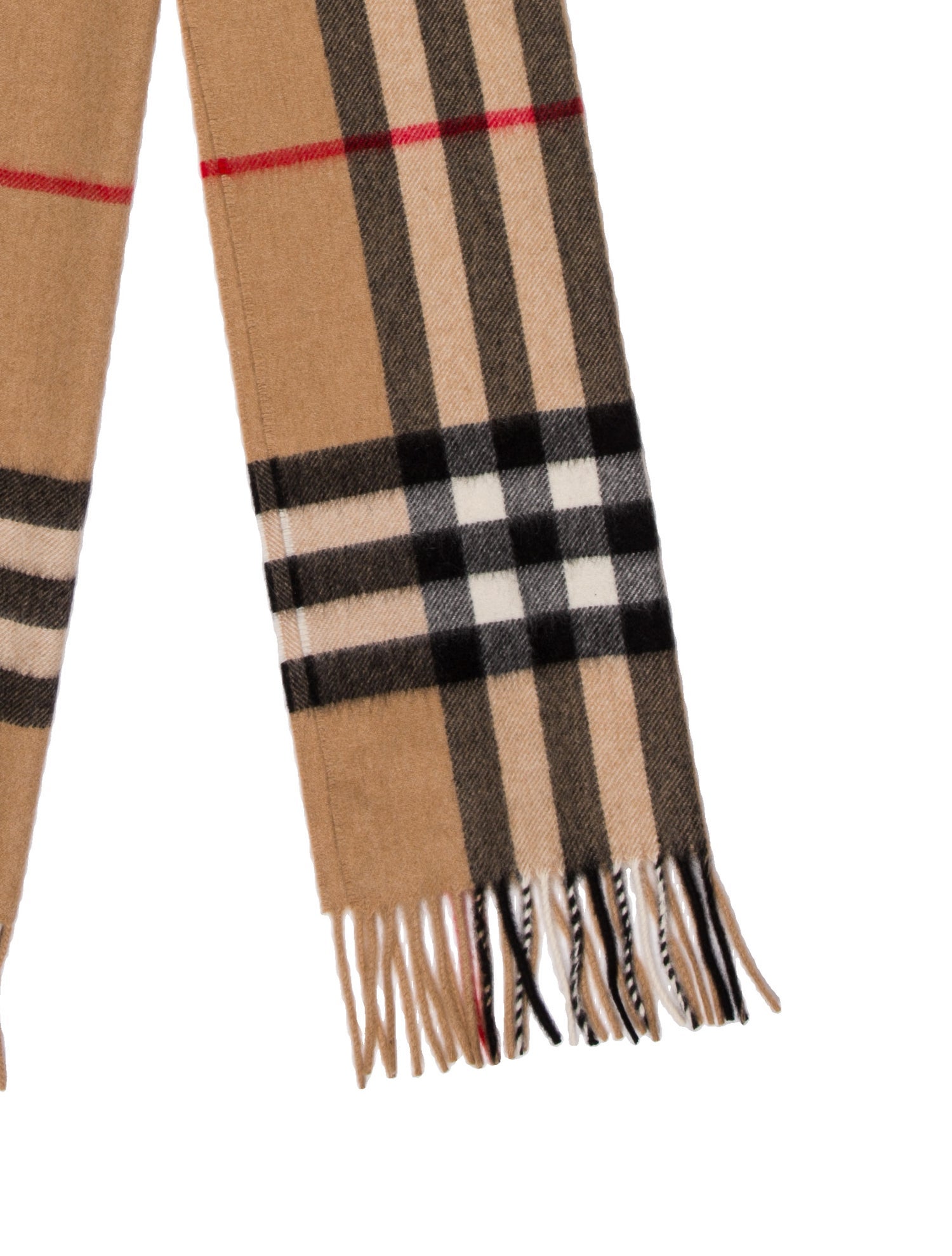 Burberry Cashmere House Check Pattern Scarf