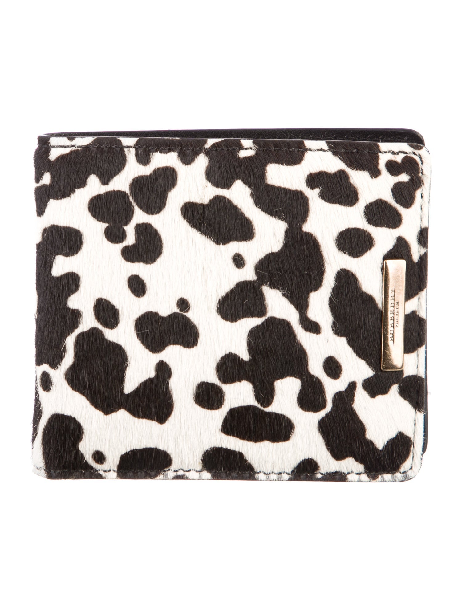 Burberry Cavallino Continental Wallet Ponyhair Bifold Wallet w/ Tags