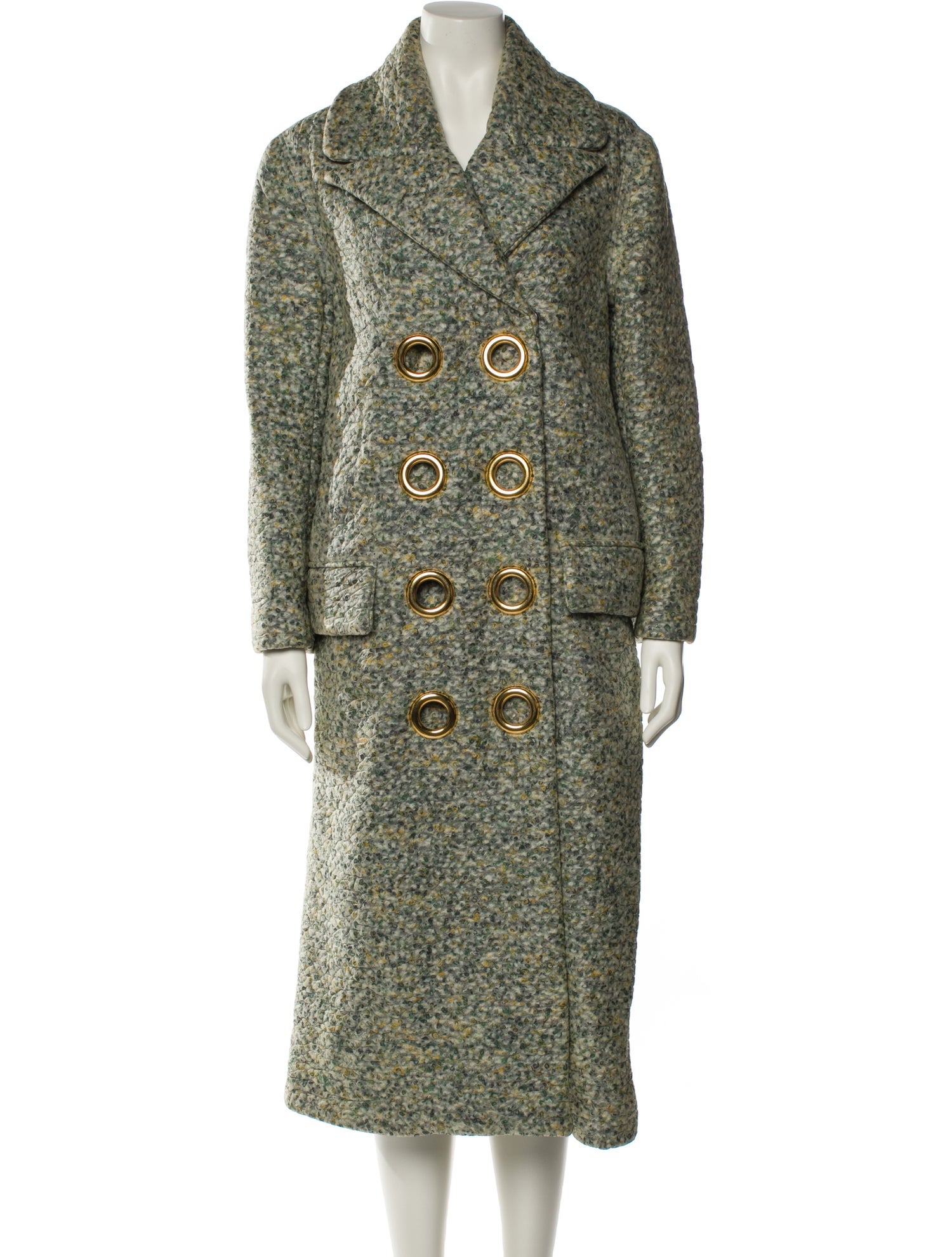 Burberry Prorsum Cashmere Faux Fur Coat