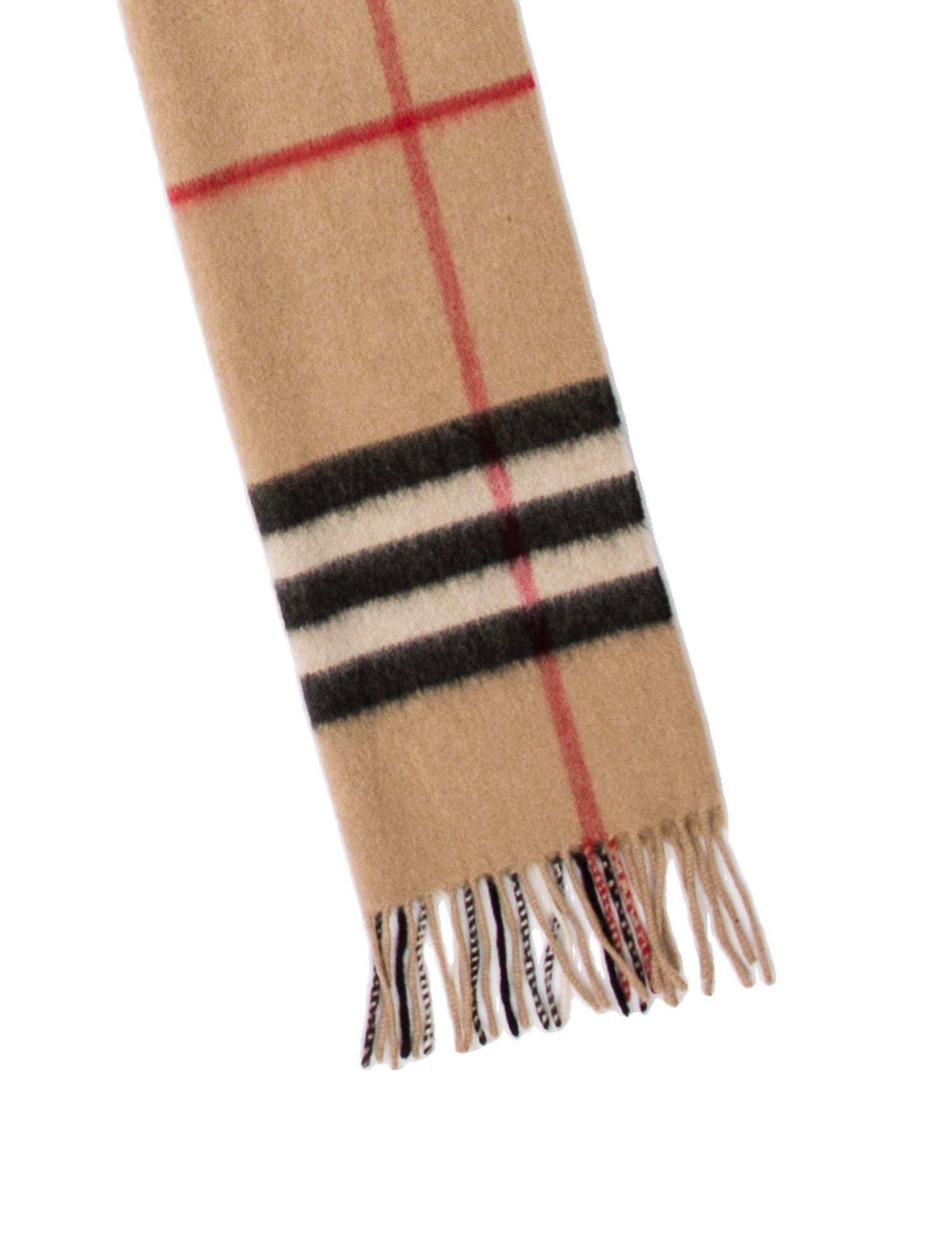 Burberry Cashmere House Check Pattern Scarf