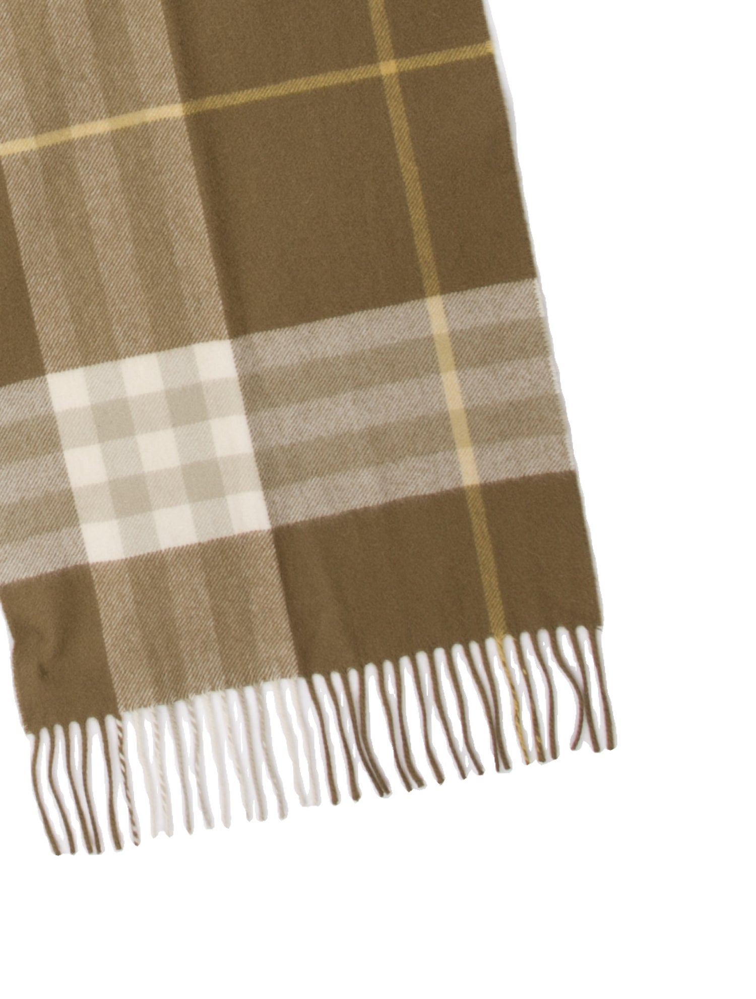 Burberry Cashmere Nova Check Pattern Scarf