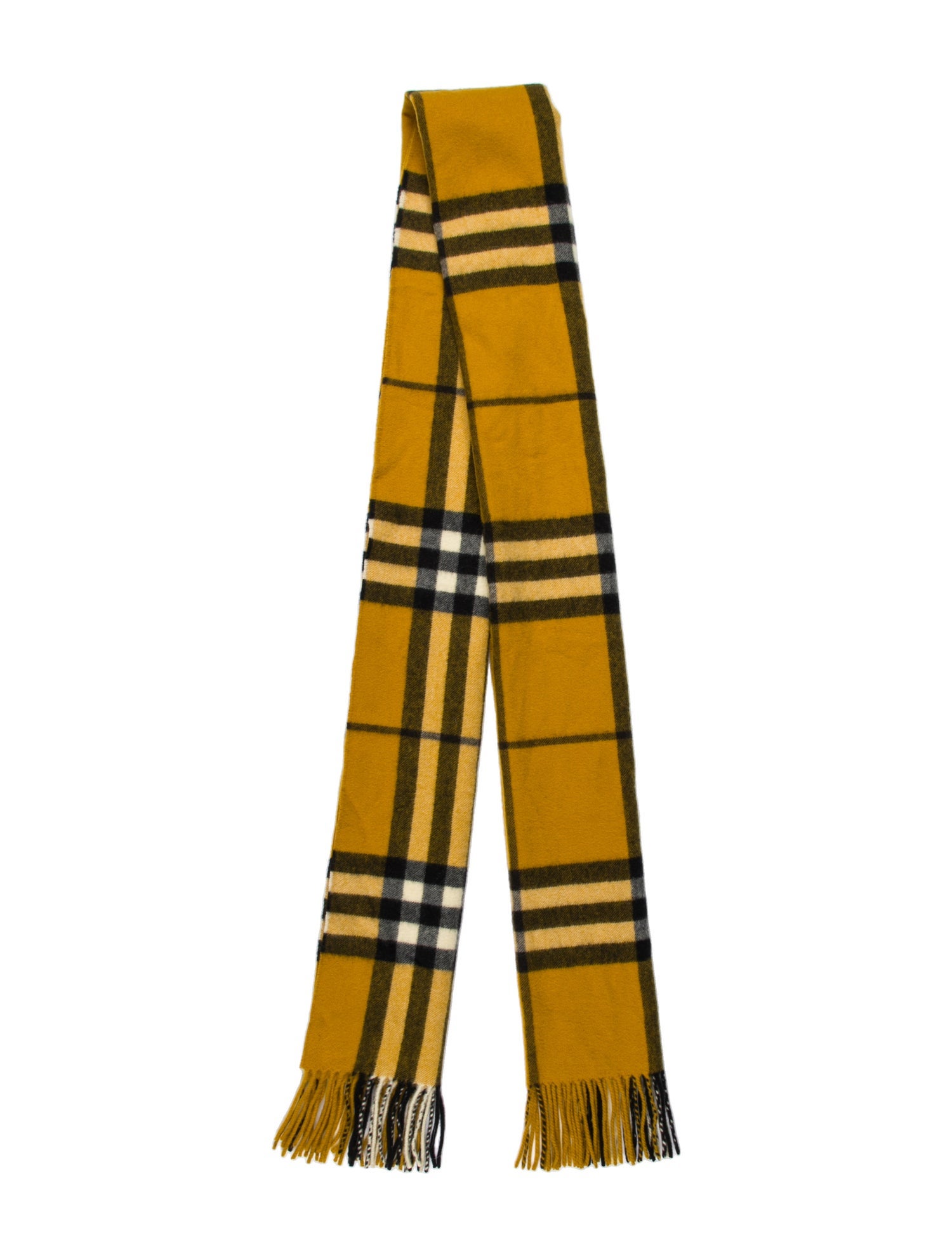 Burberry Cashmere Striped Scarf