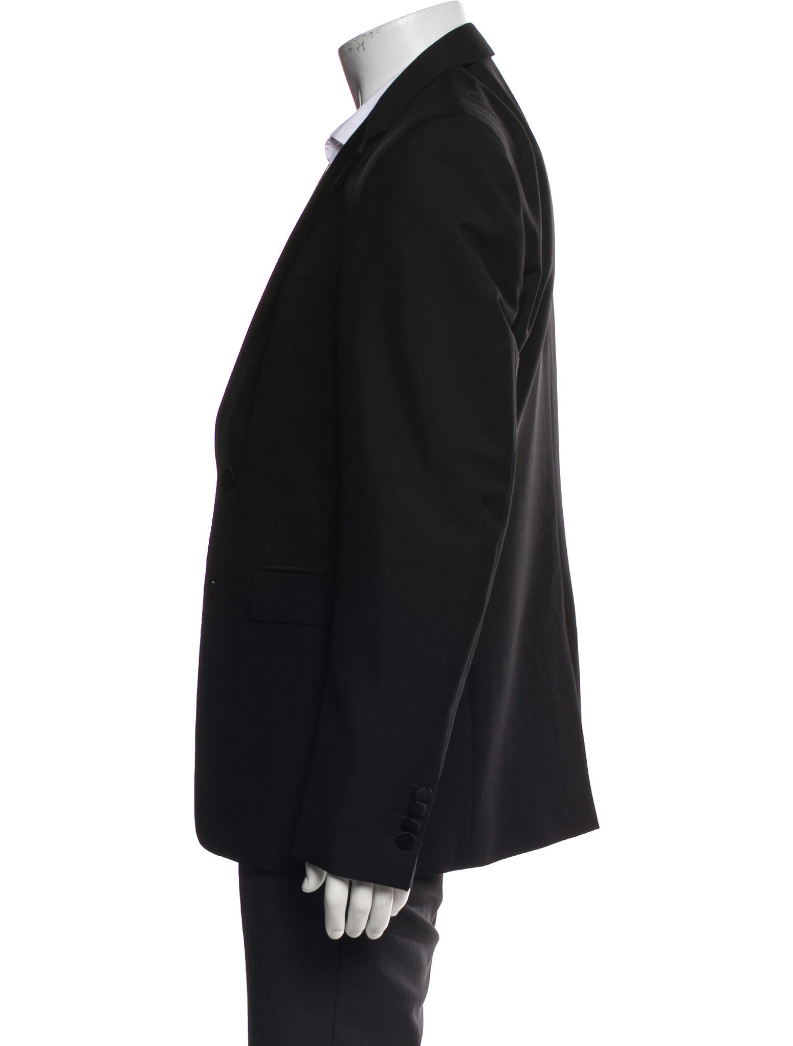 Burberry Solid Wool Blazer