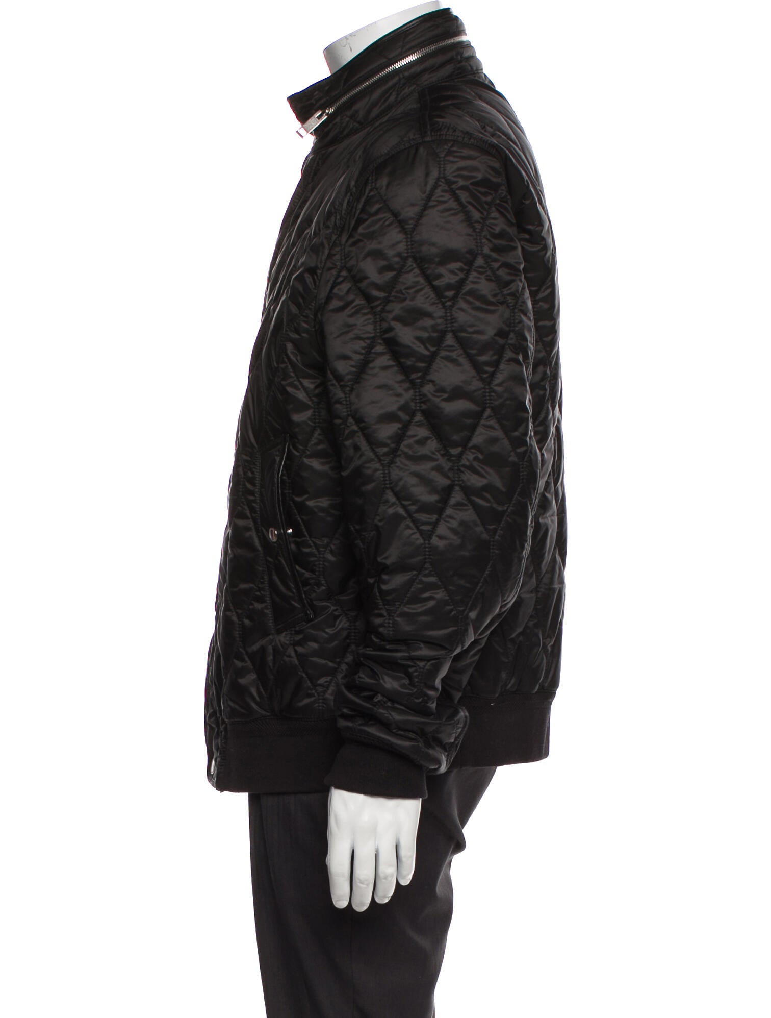 Burberry Nova Check Pattern Puffer Coat