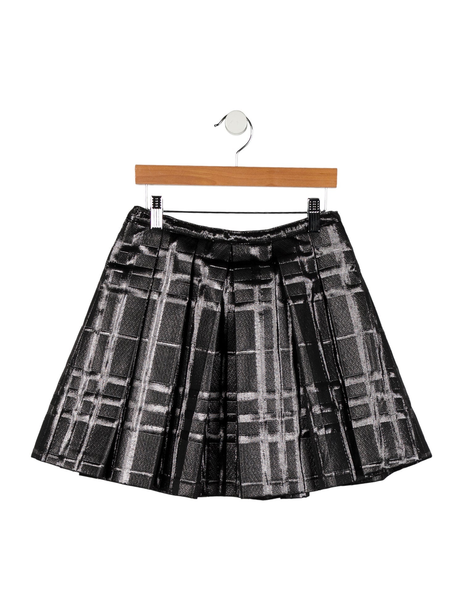 Burberry Girls' Metallic Pleated Skirt