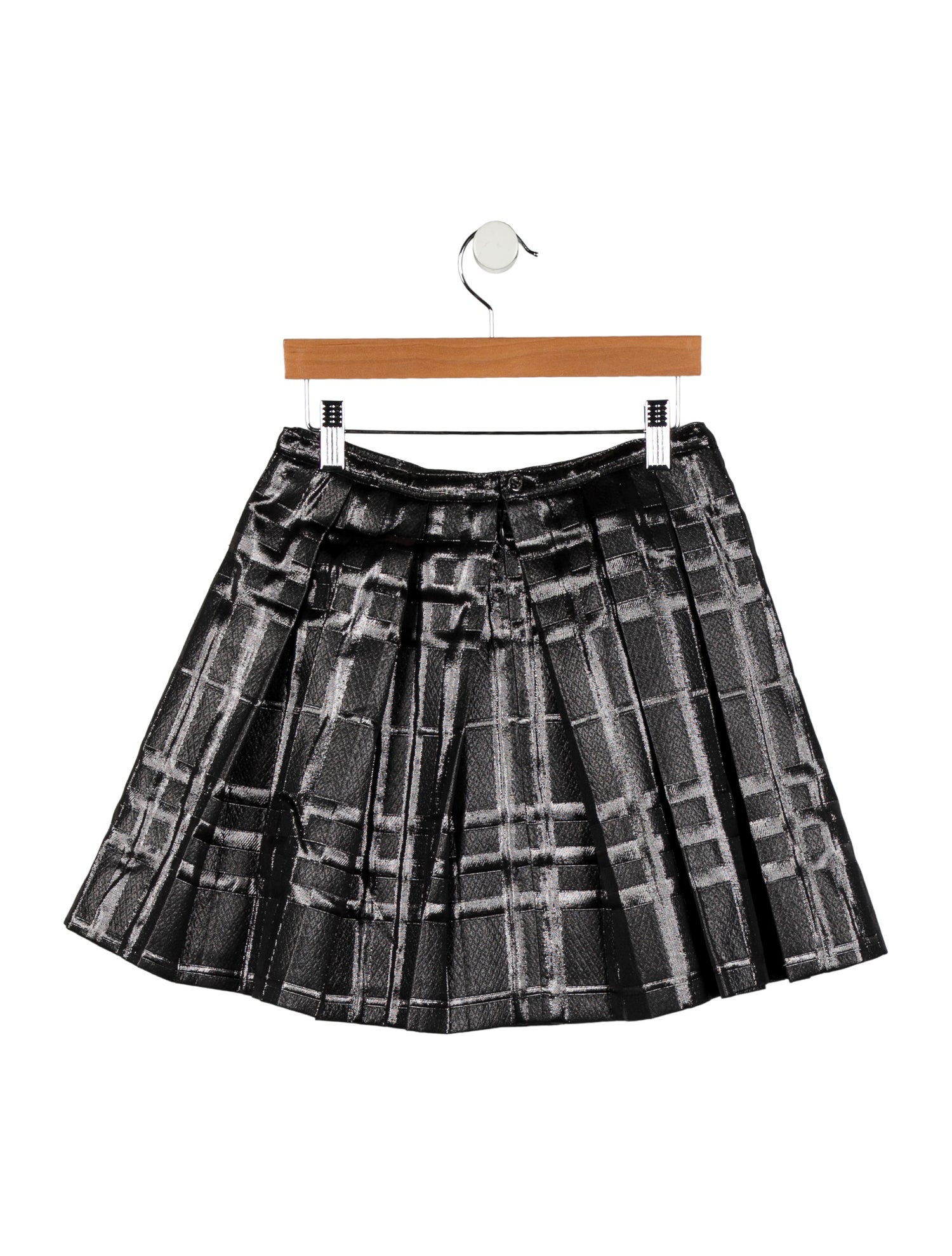 Burberry Girls' Metallic Pleated Skirt