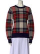 Burberry Exploded Check Pattern Cashmere Pullover
