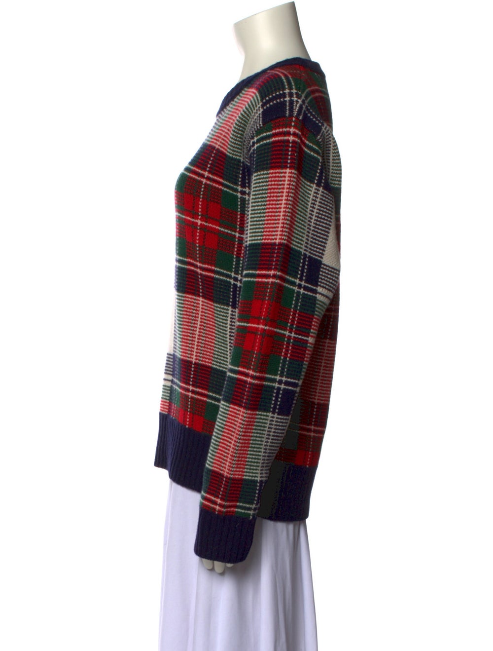 Burberry Cashmere Pullover Exploded Check Pattern… - image 2