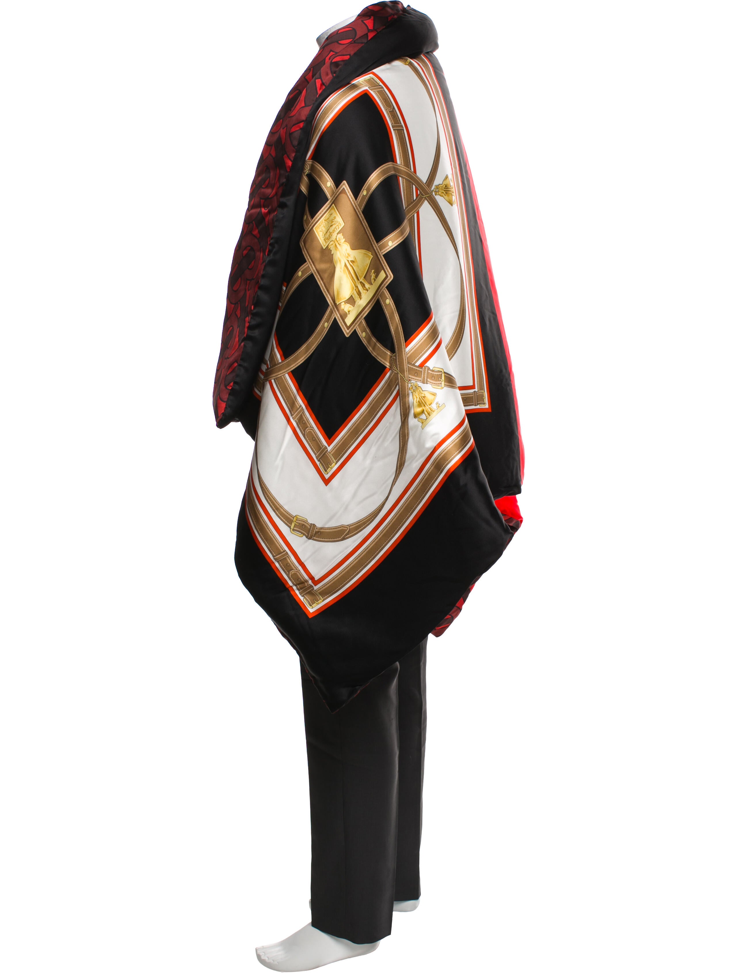 Burberry Silk Printed Moto Jacket