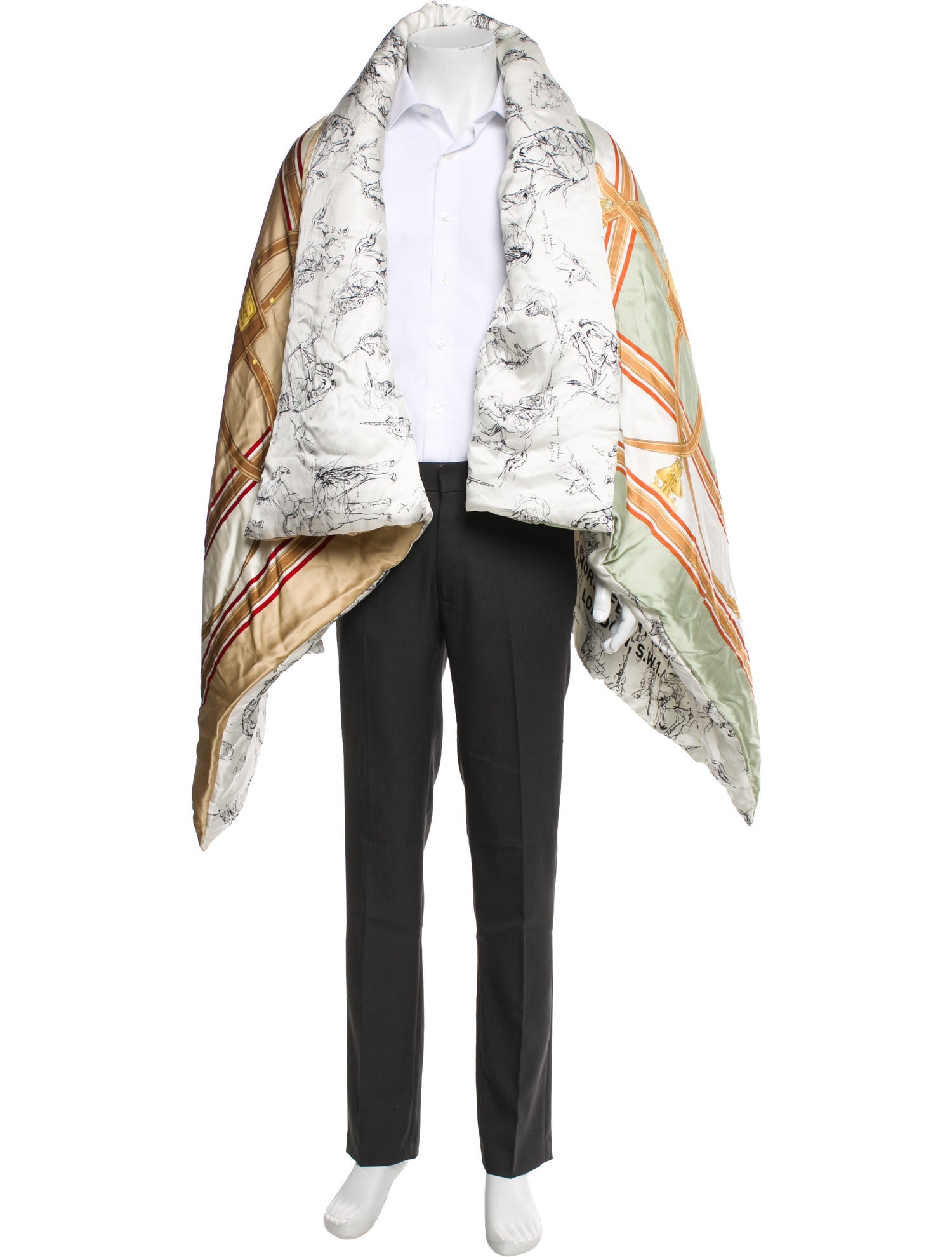 Burberry Silk Printed Moto Jacket