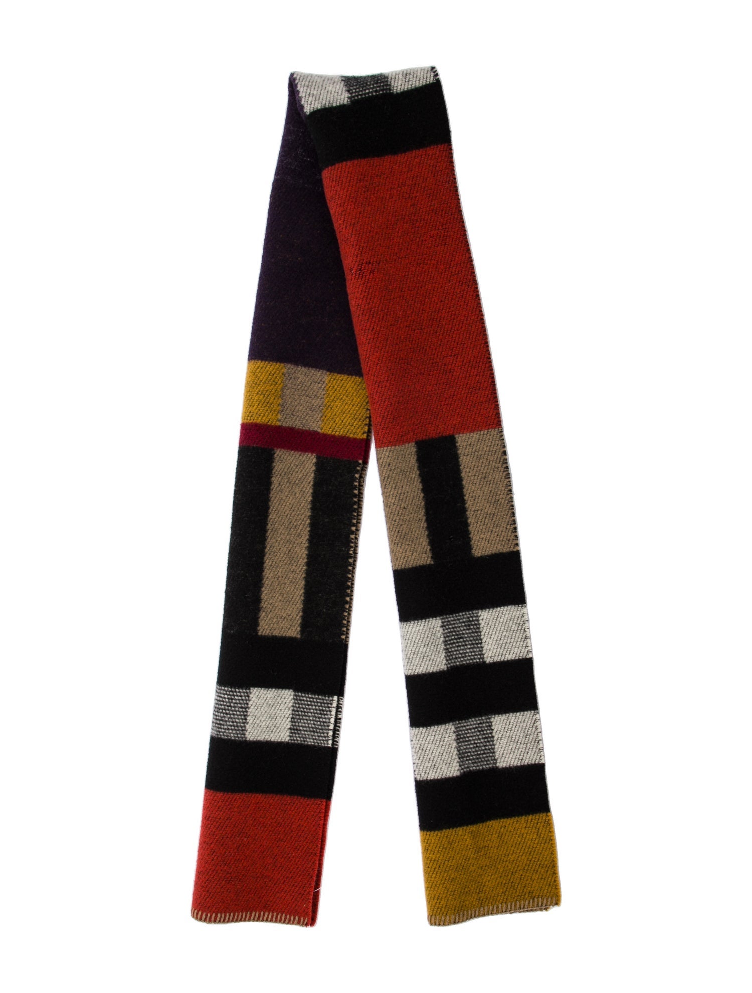 Burberry Wool Striped Scarf