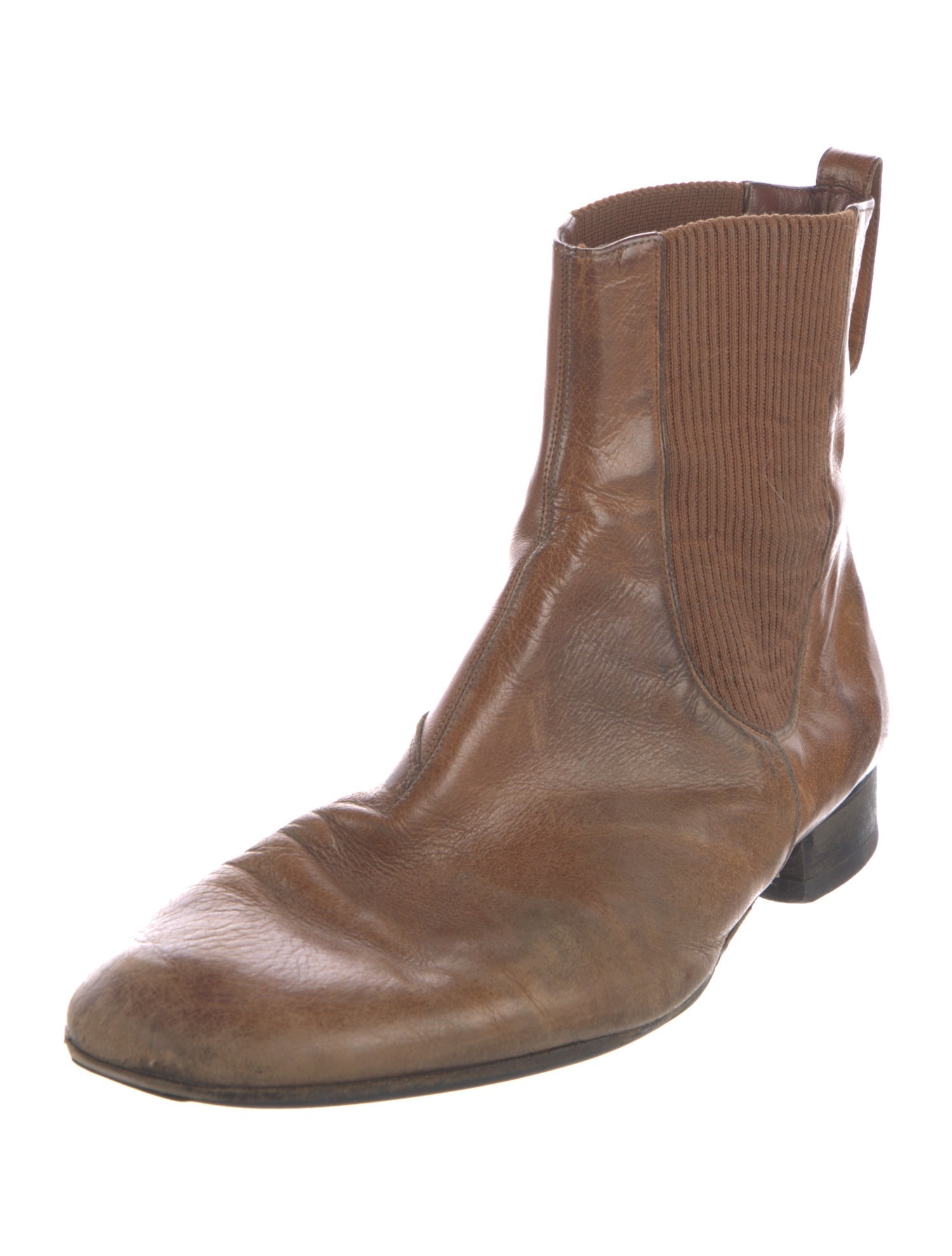 Burberry Leather Chelsea Boots