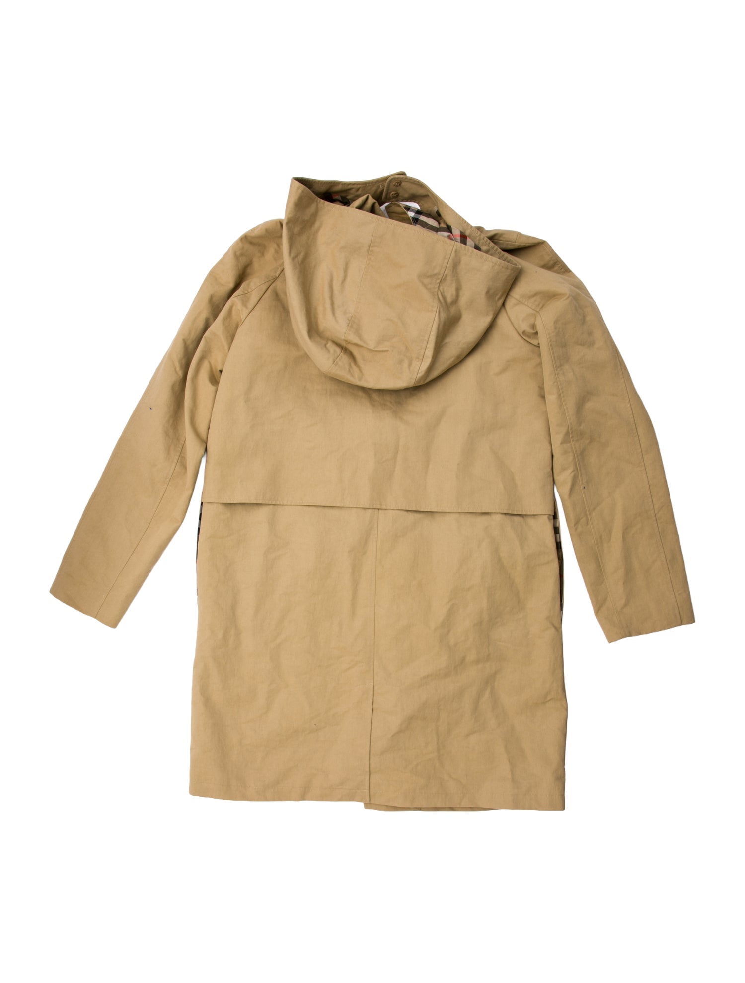 Burberry Neutral button up jacket with hood