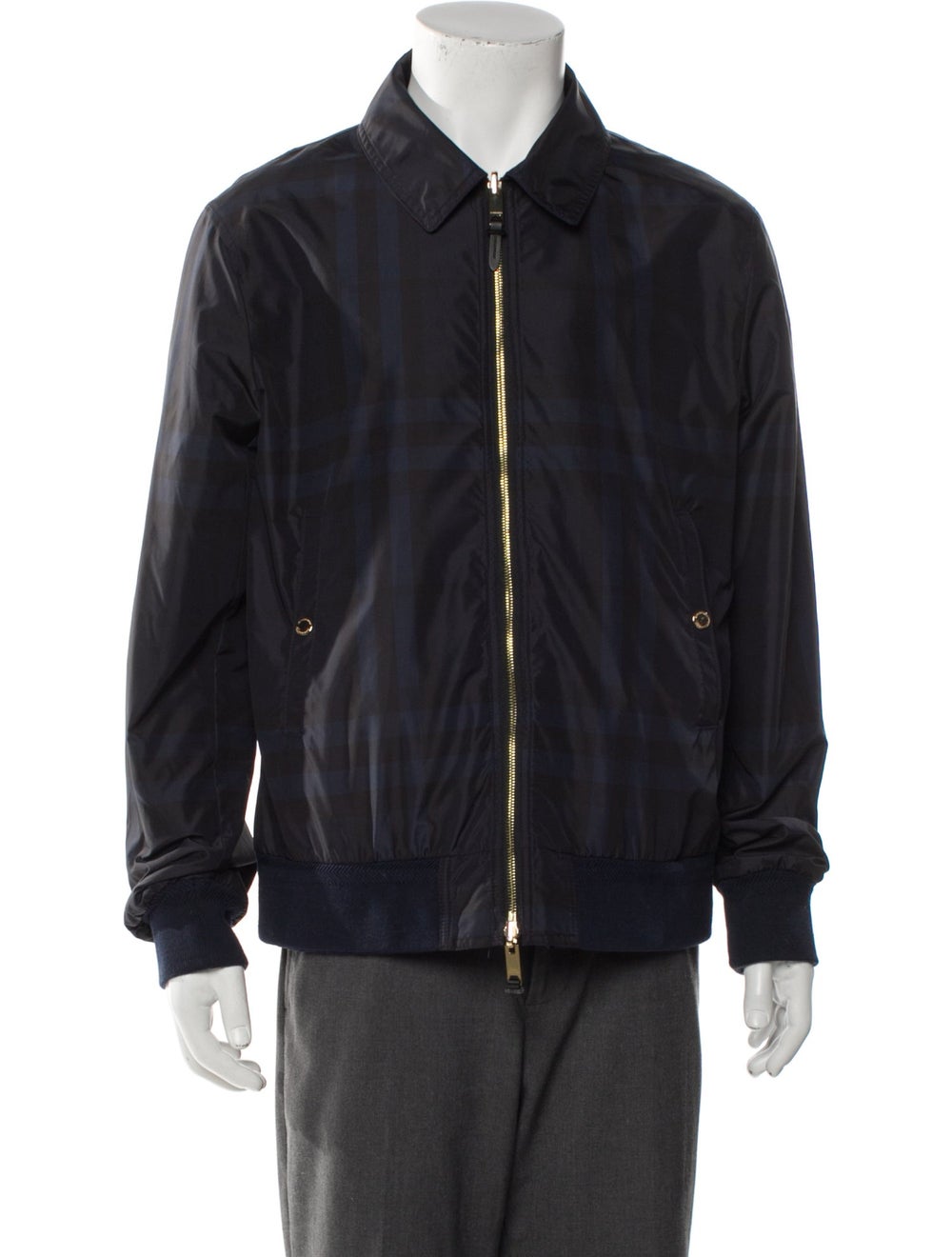 Burberry Exploded Check Pattern Bomber Jacket - image 1