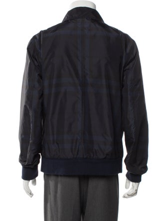 Burberry Exploded Check Pattern Bomber Jacket