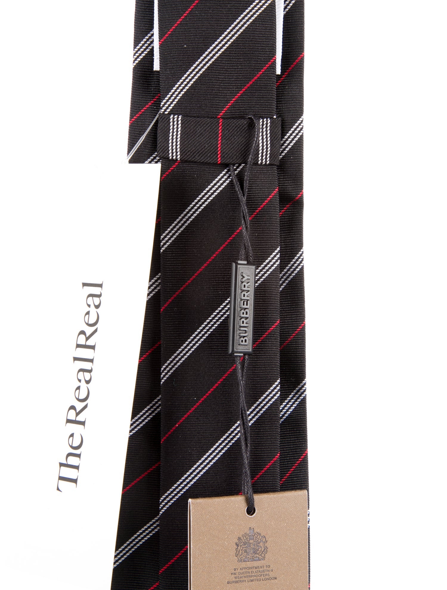 Burberry Pattern Print Silk Tie