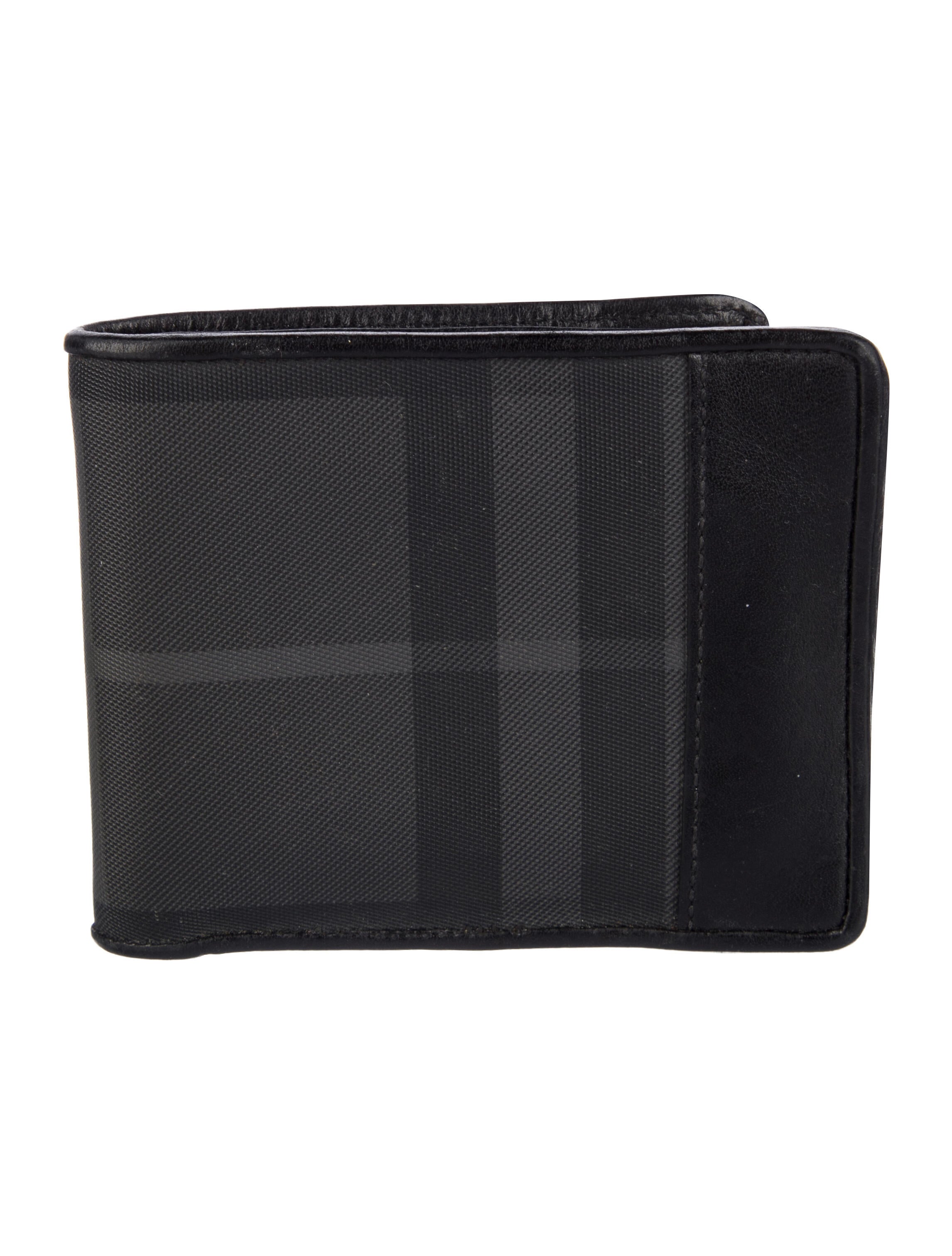Burberry Beat Check Pattern Bifold Wallet