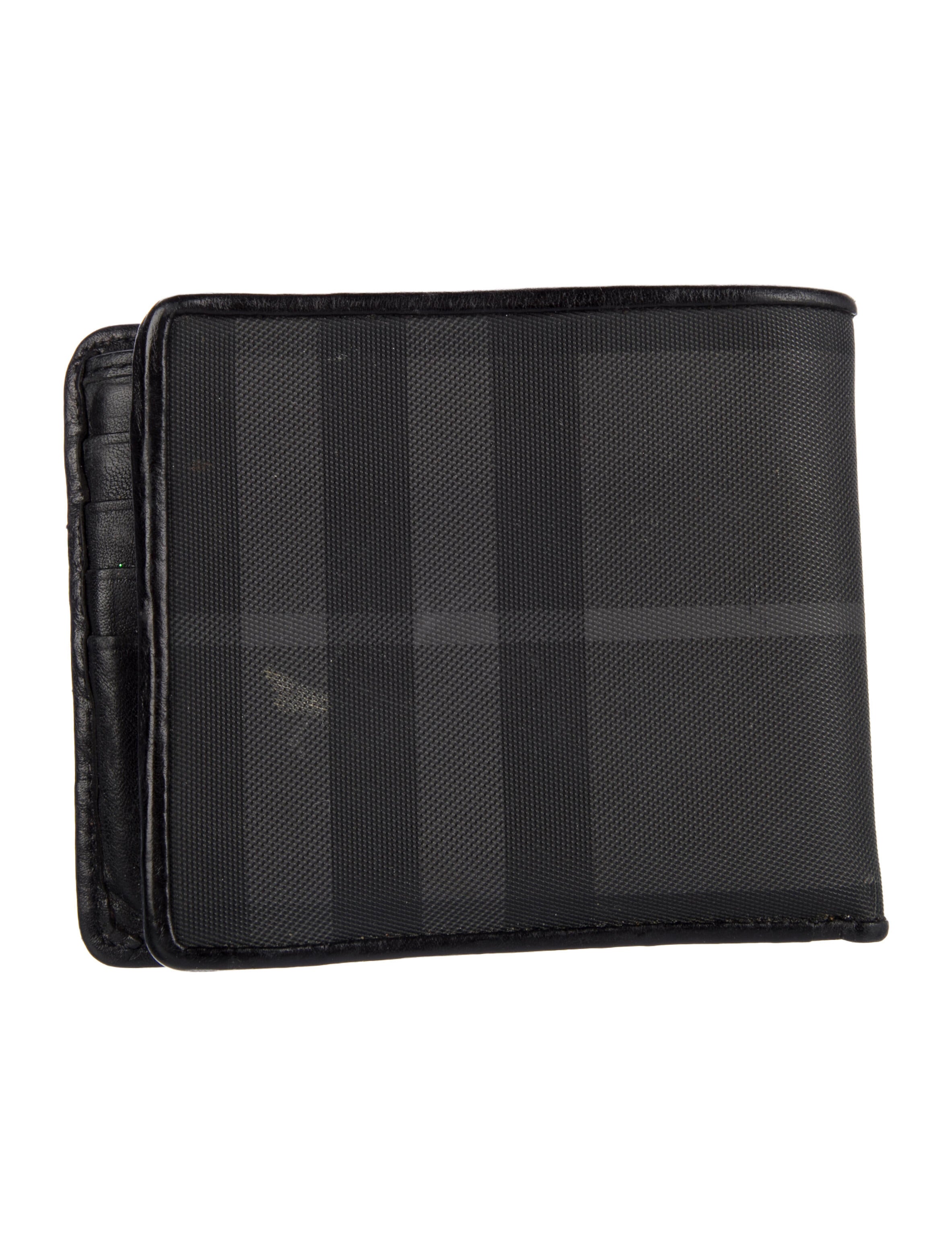 Burberry Beat Check Pattern Bifold Wallet