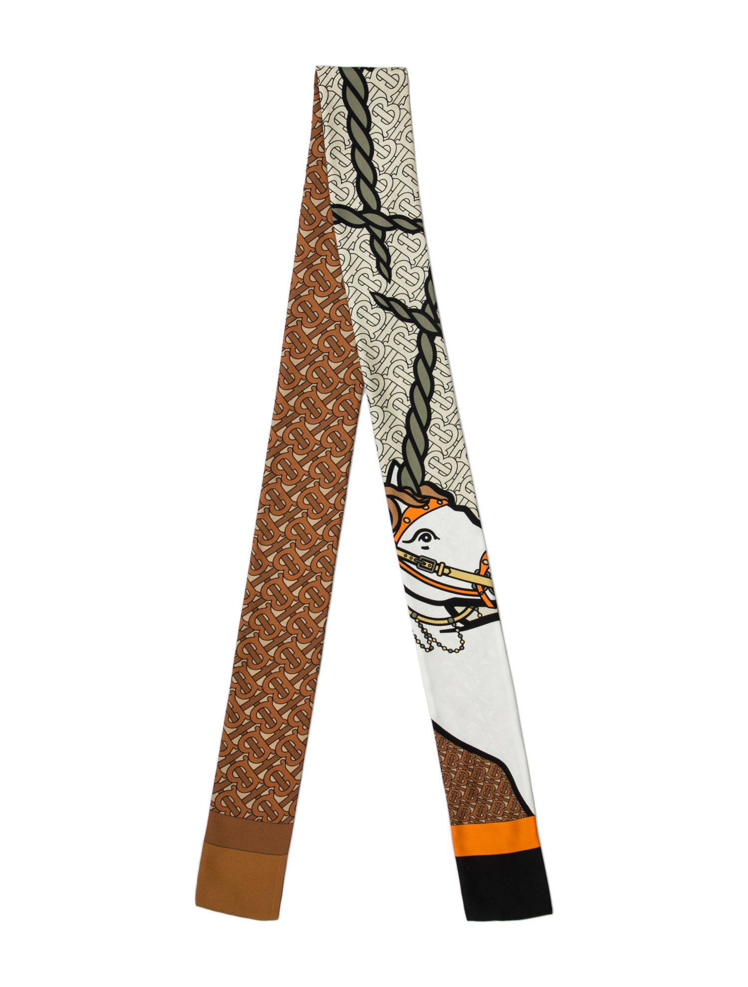 Burberry Silk Printed Bandeau