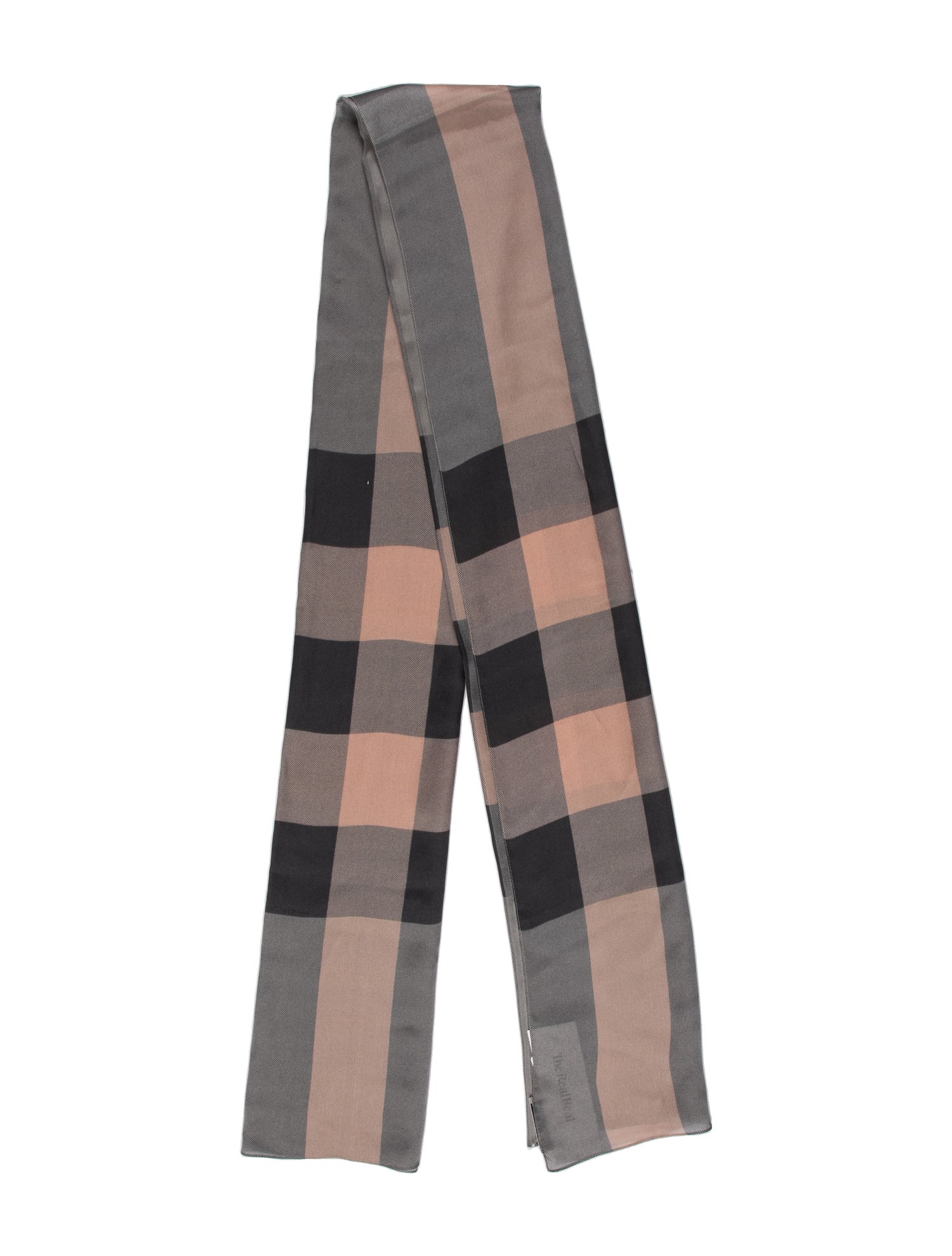 Burberry Giant Check Silk Scarf