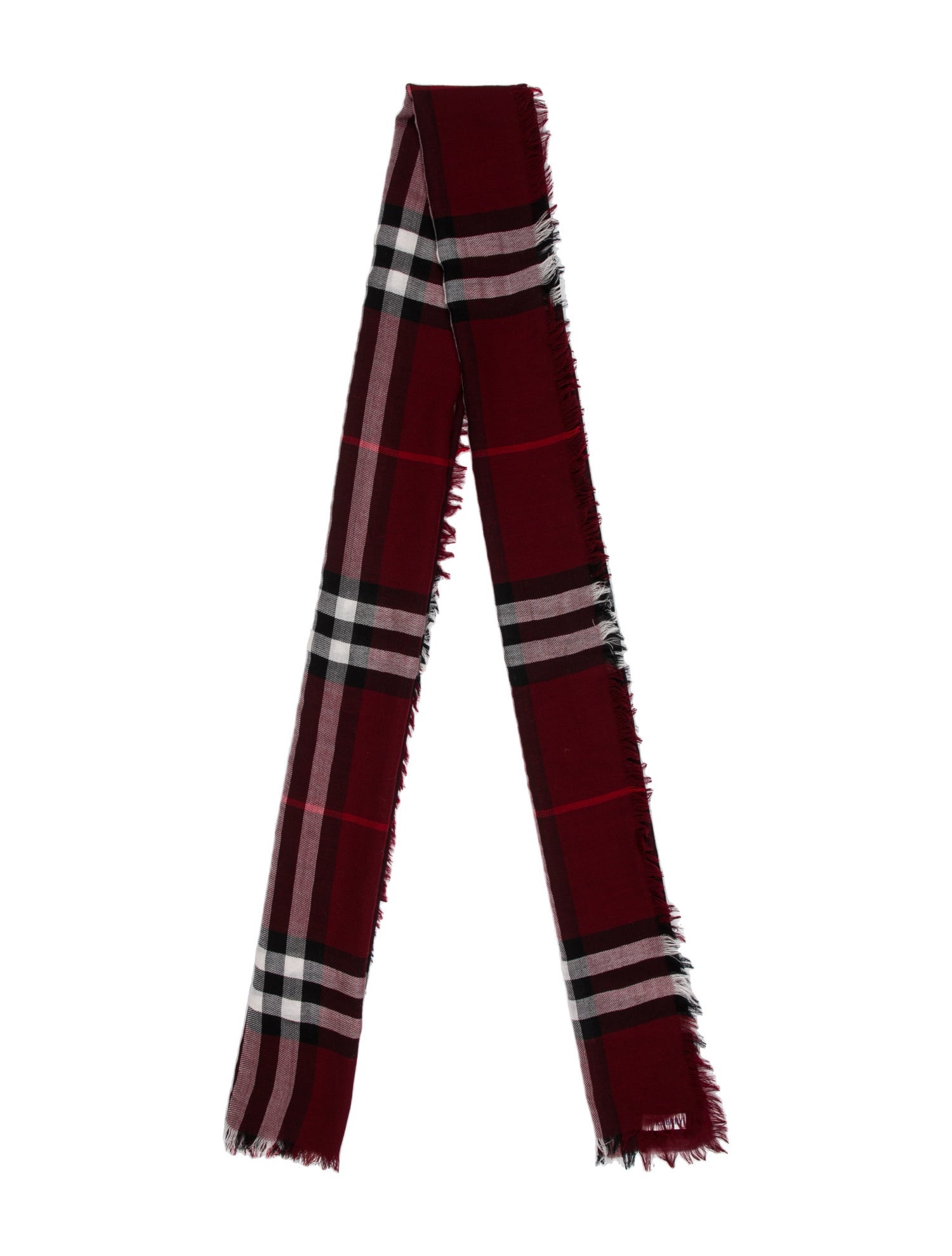 Burberry Wool House Check Pattern Scarf
