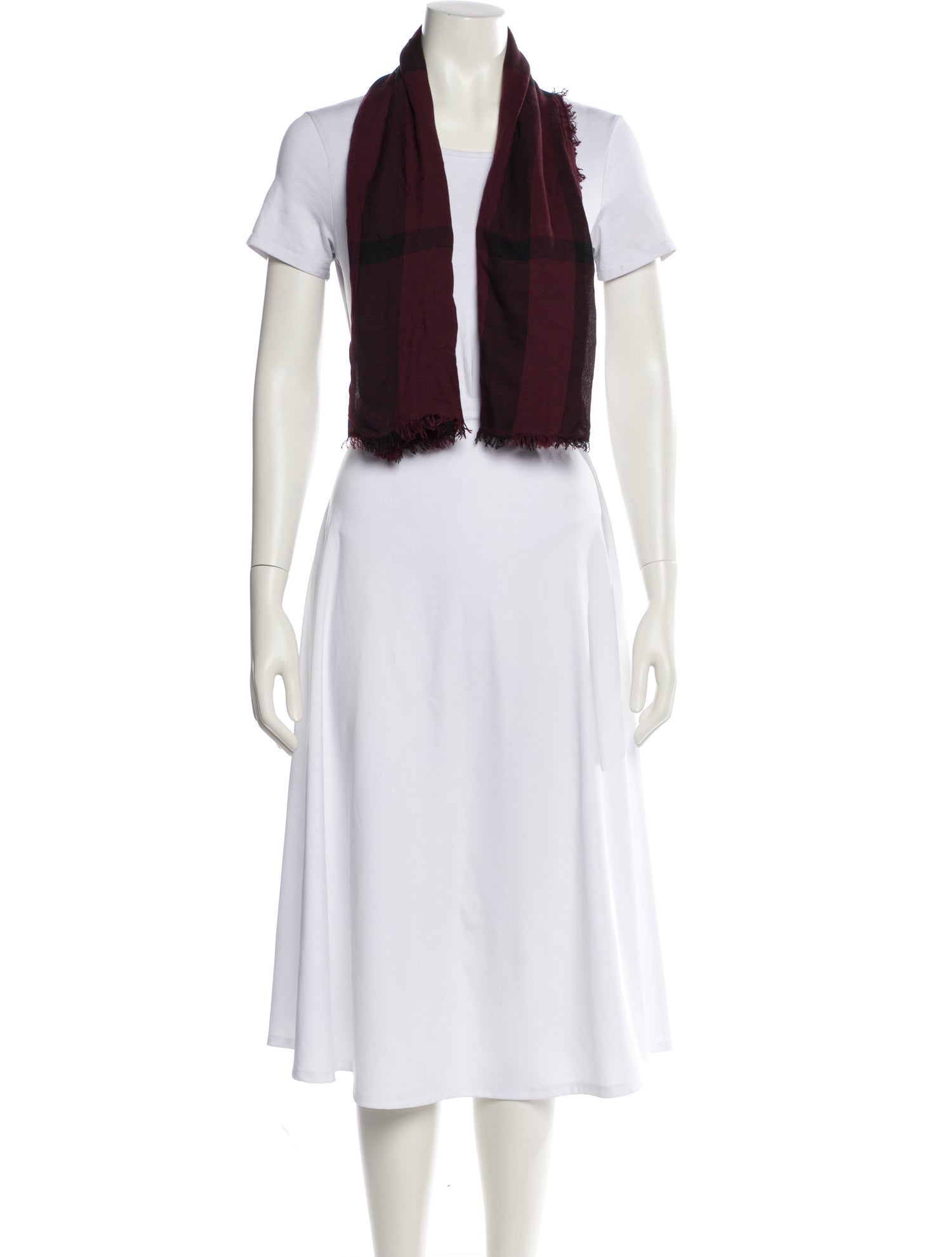 House Check Pattern Scarf