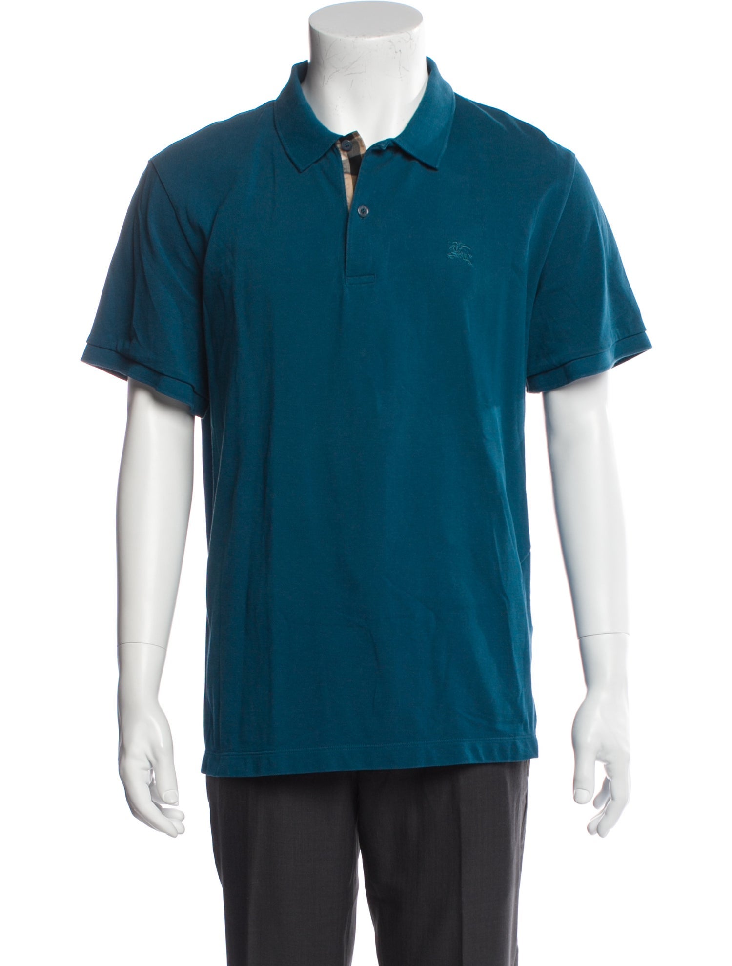 Burberry Nova Check Pattern Collar Polo Shirt