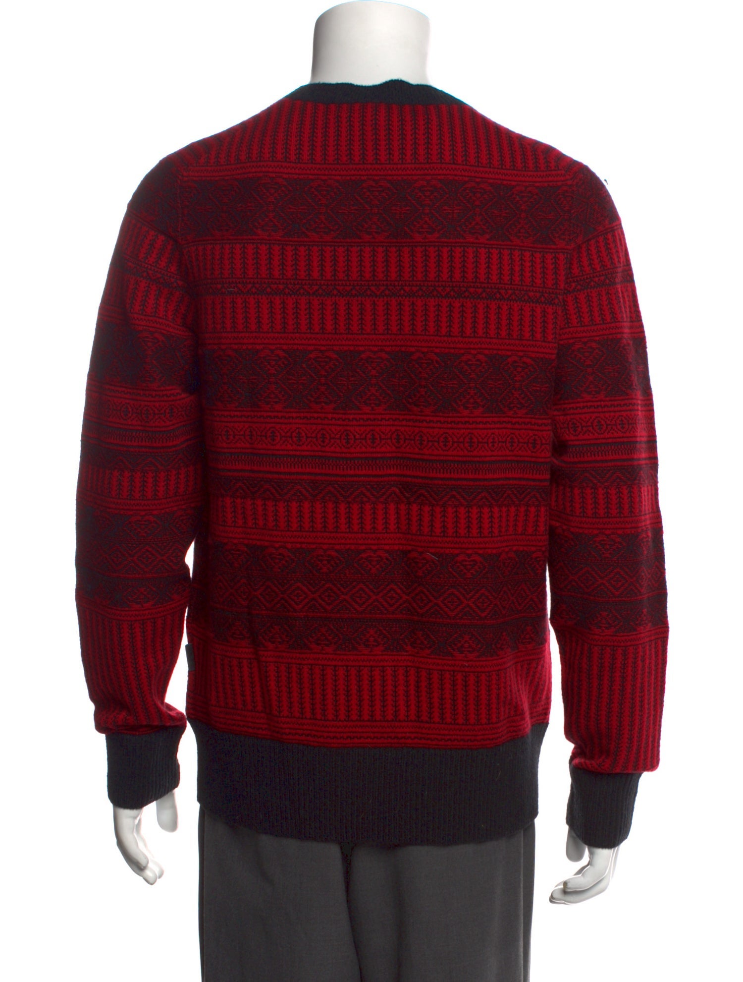 Wool Printed Pullover