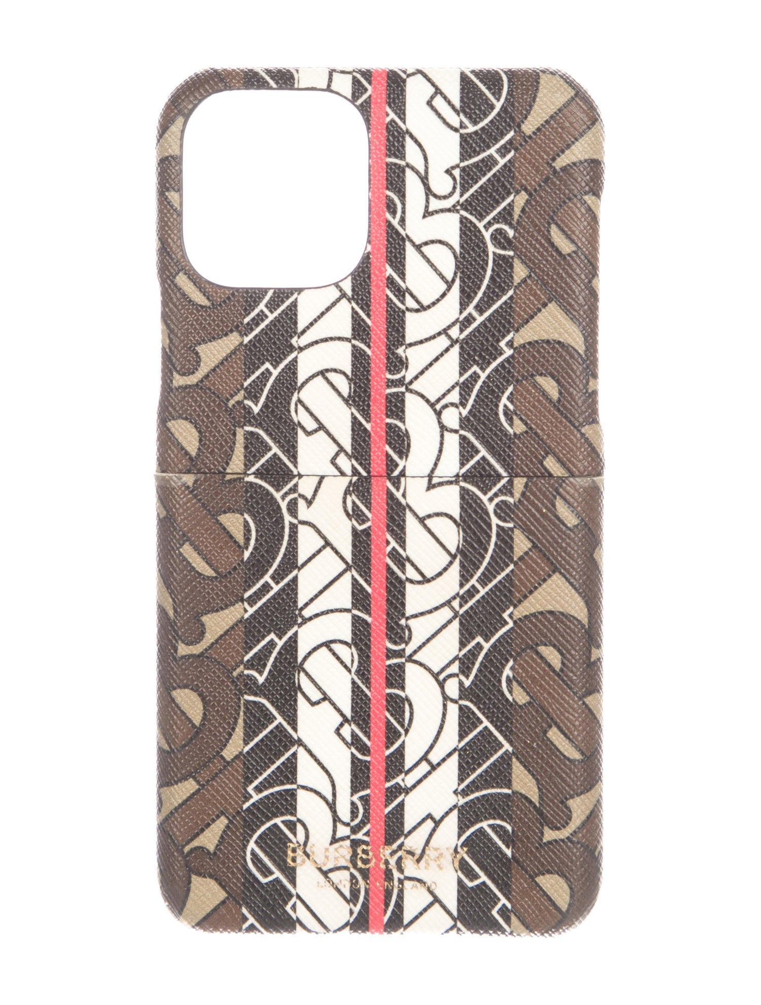 Burberry Leather Pattern Case