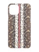 Burberry Leather Pattern Case