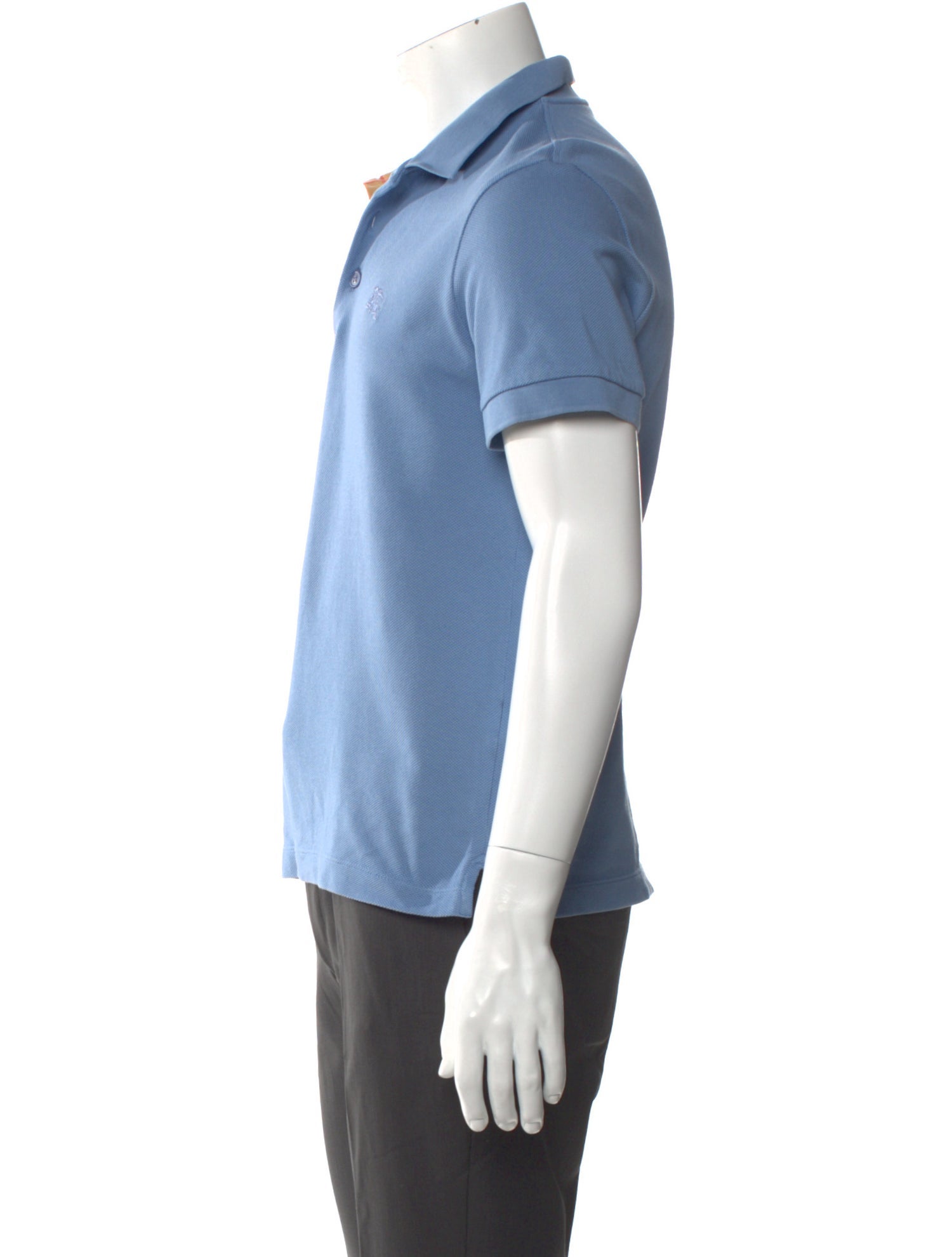 Burberry V-Neck Short Sleeve Polo Shirt